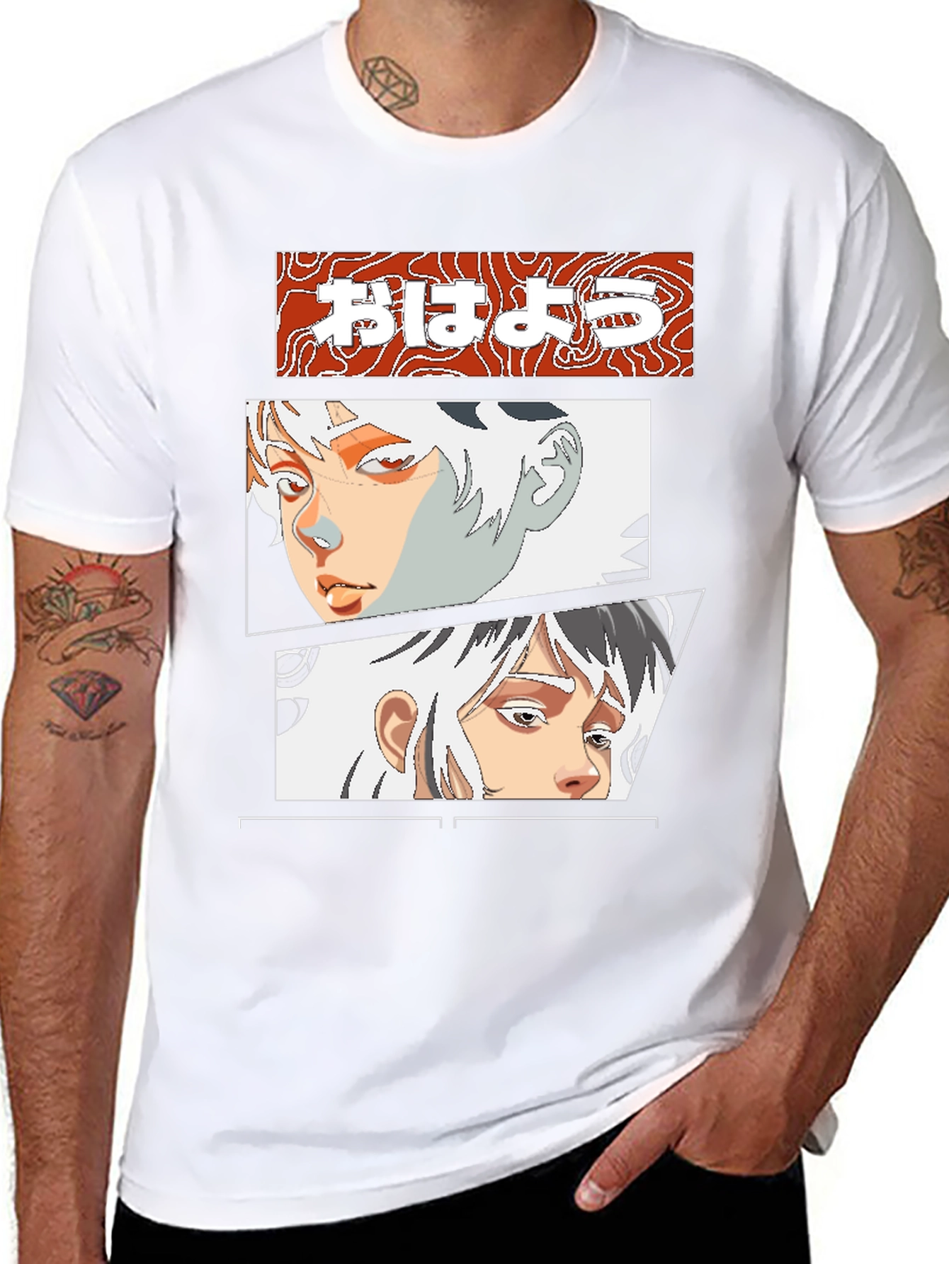 Anime Manga T-Shirt Japanese Style Graphic Tee