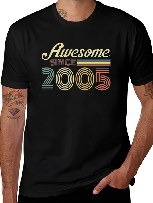 Awesome Since 2005 Black T-Shirt