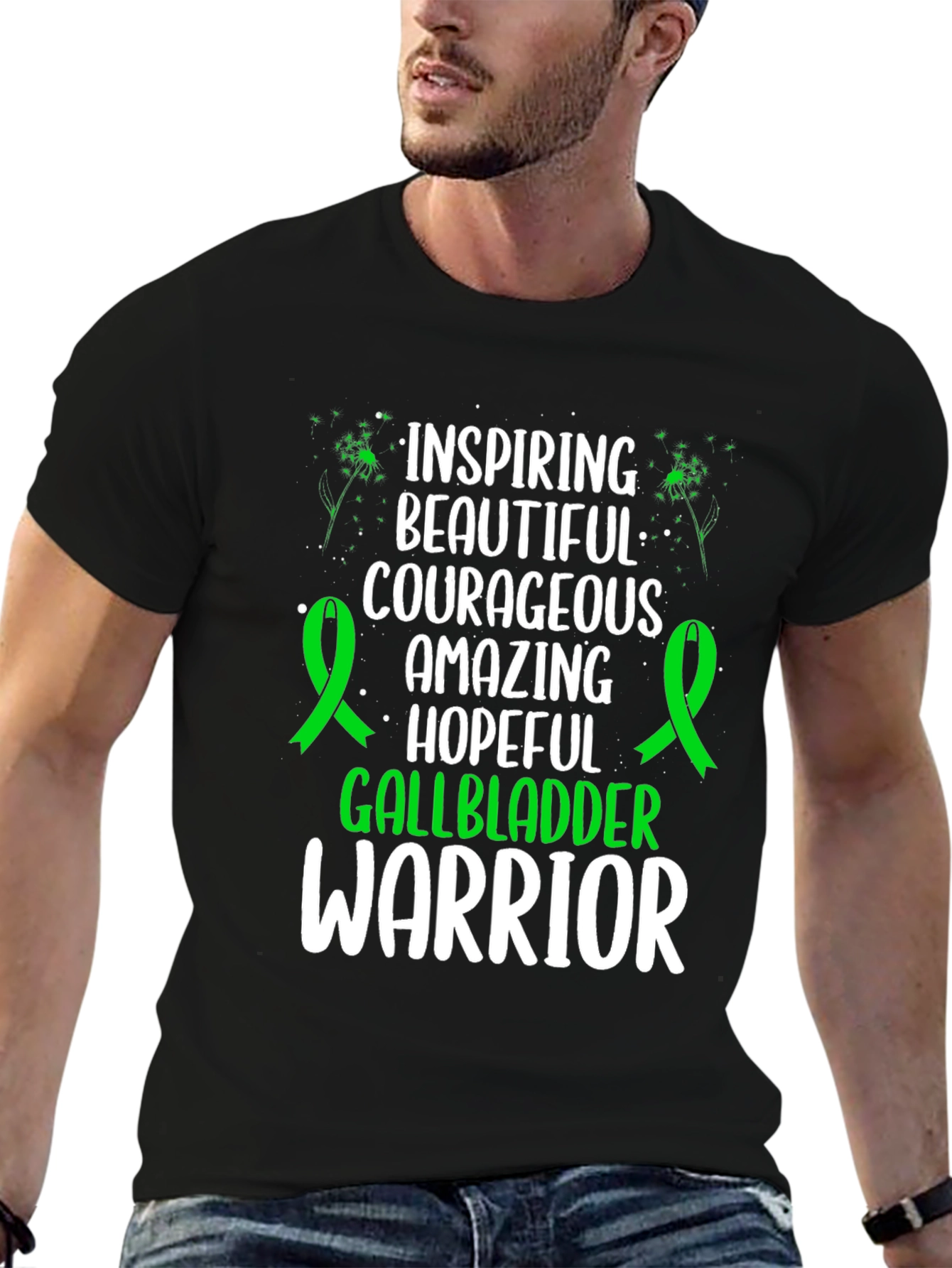 Gallbladder Warrior T-Shirt - Inspirational & Hopeful