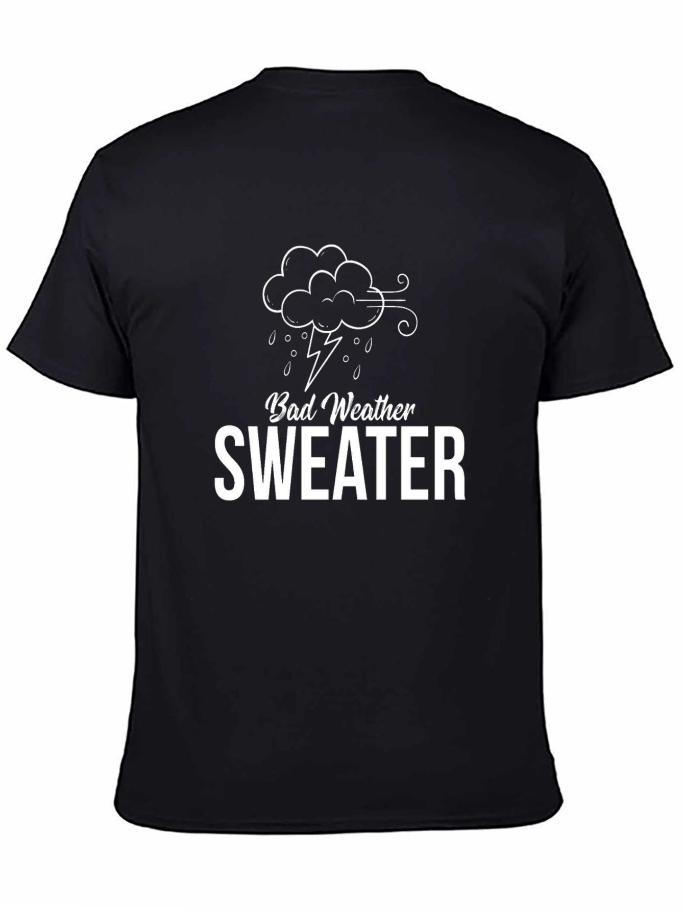 Bad Weather Sweater Graphic T-Shirt