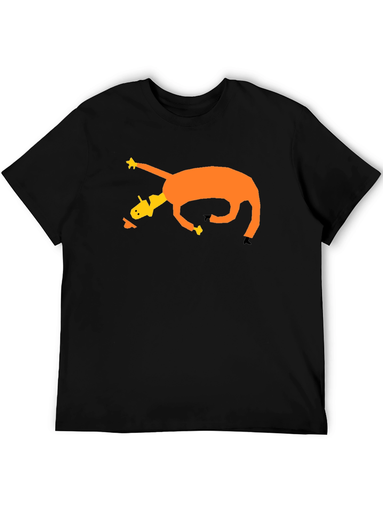 Abstract Graphic Tee - Quirky Cartoon Design