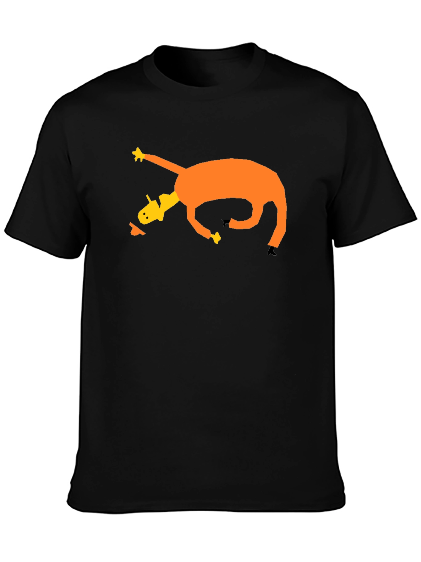 Abstract Graphic Tee - Quirky Cartoon Design