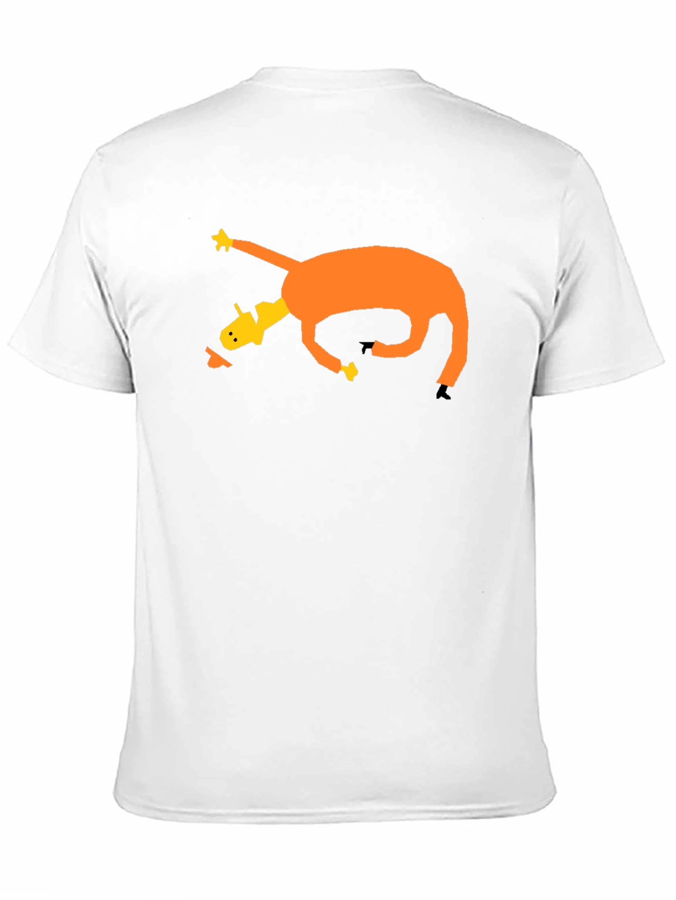 Abstract Graphic Tee - Quirky Cartoon Design