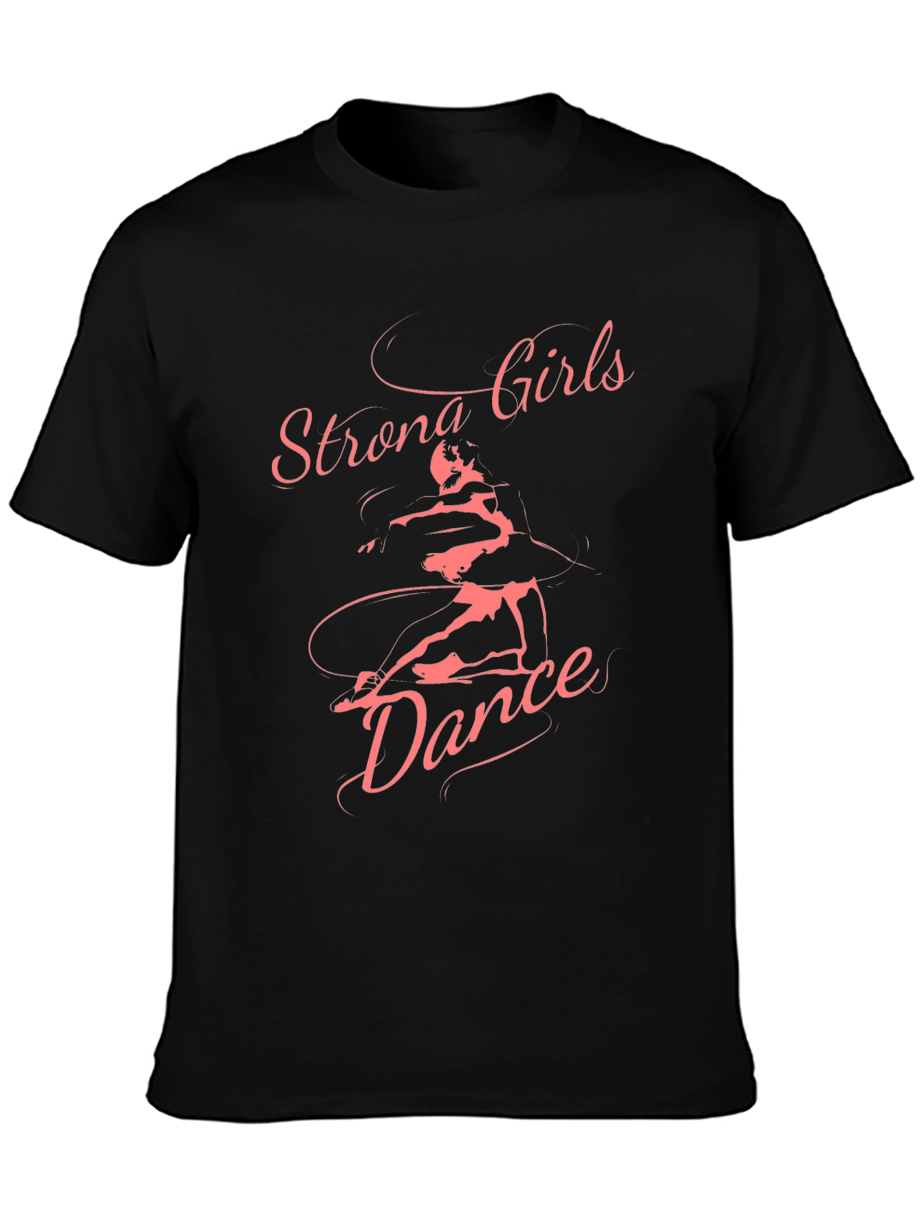 Strong Girls Dance Graphic Tee - Black