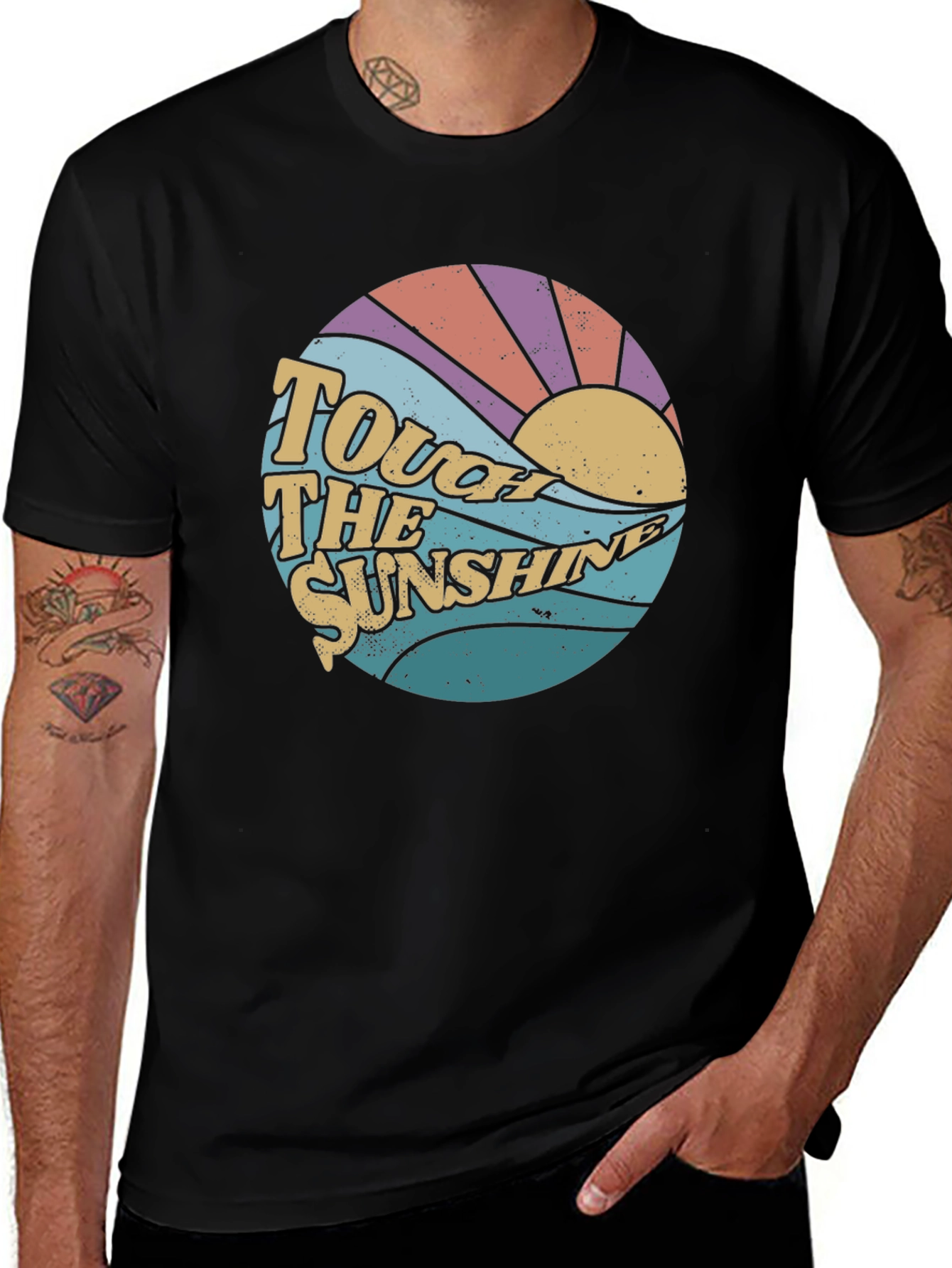 Touch The Sunshine Retro Graphic Tee