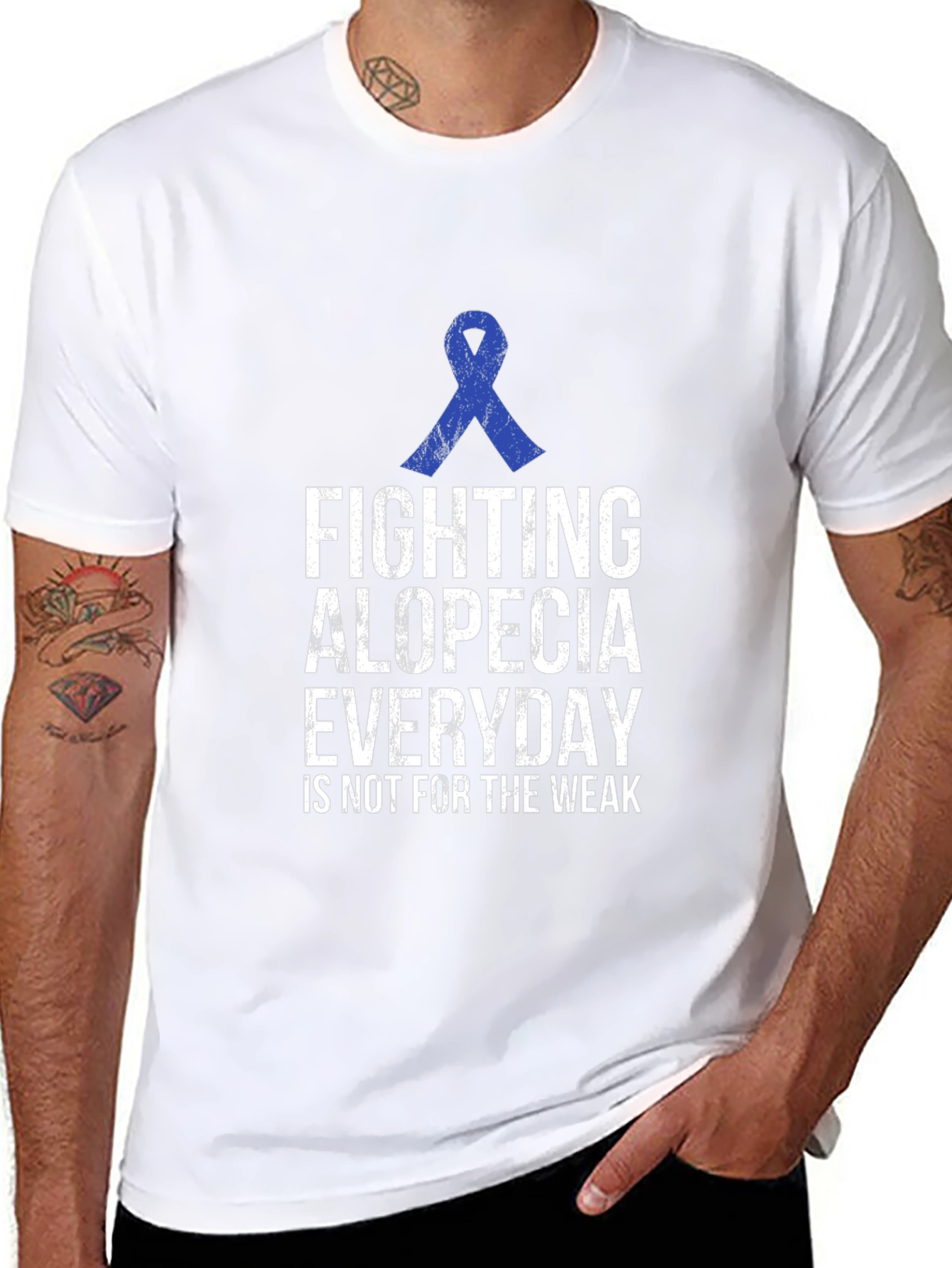 Alopecia Awareness T-Shirt - Fighting Alopecia Everyday