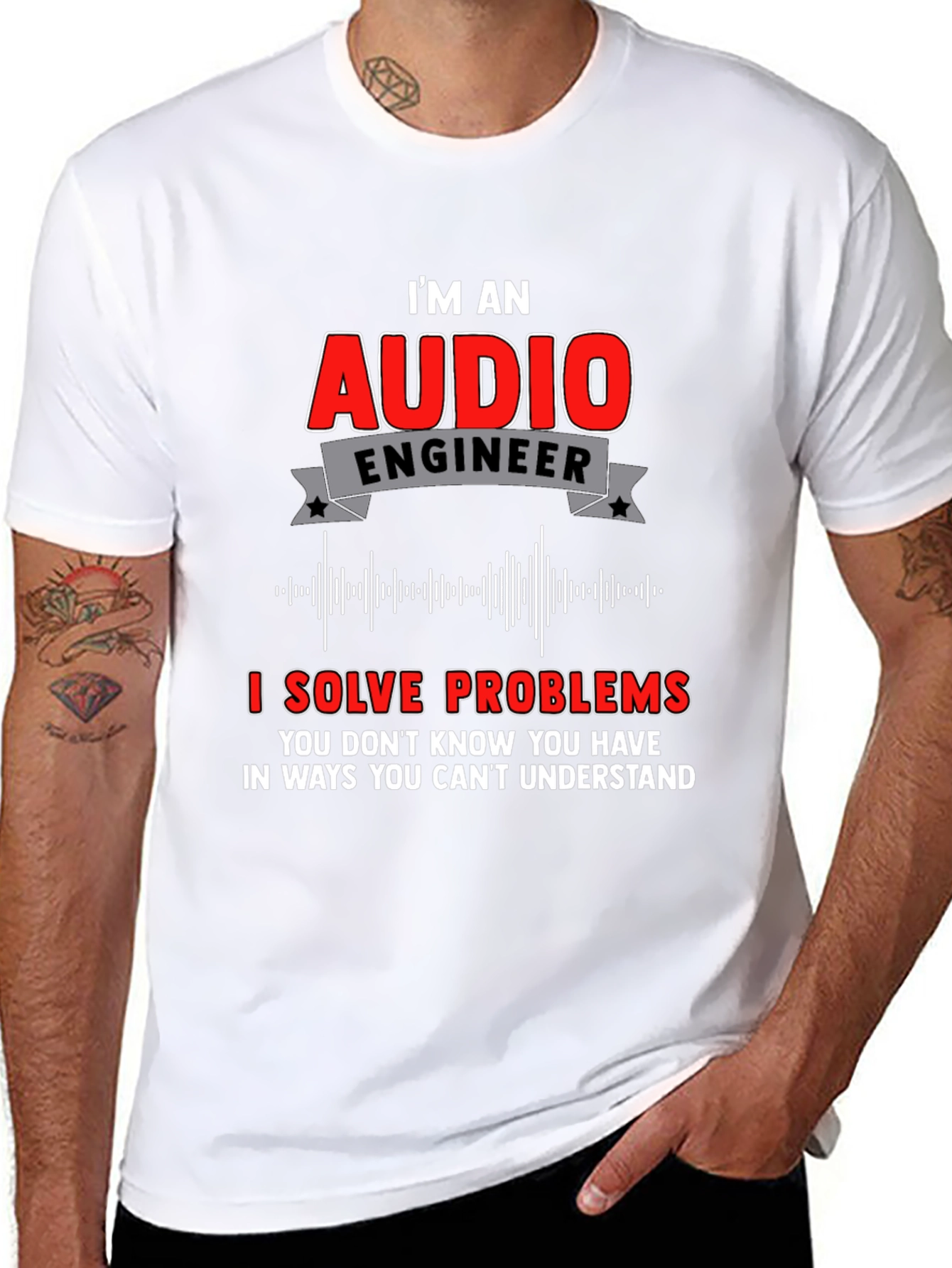 Audio Engineer Graphic T-Shirt