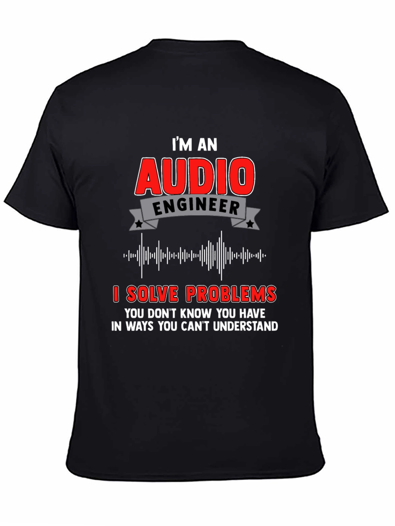 Audio Engineer Graphic T-Shirt