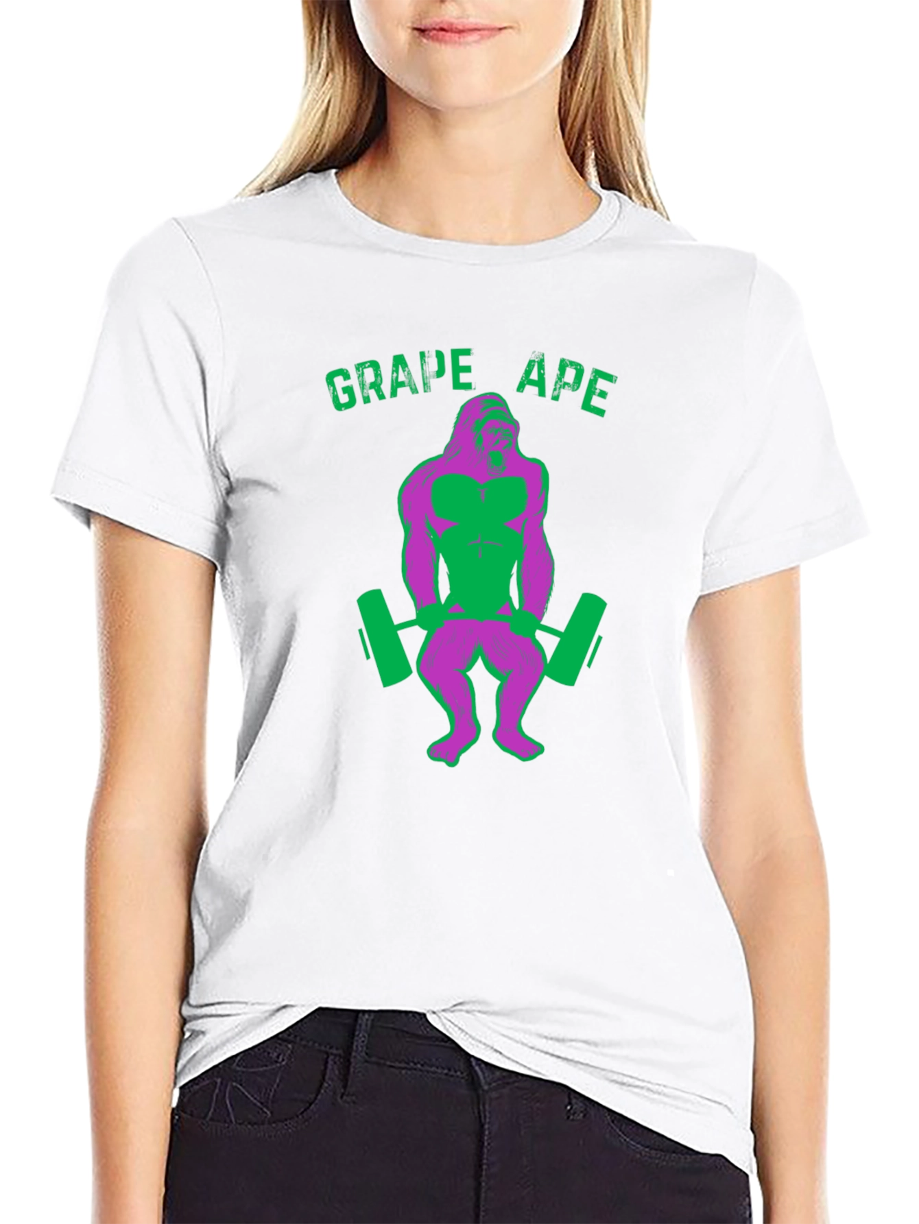 Grape Ape Gym T-Shirt - Funny Workout Shirt