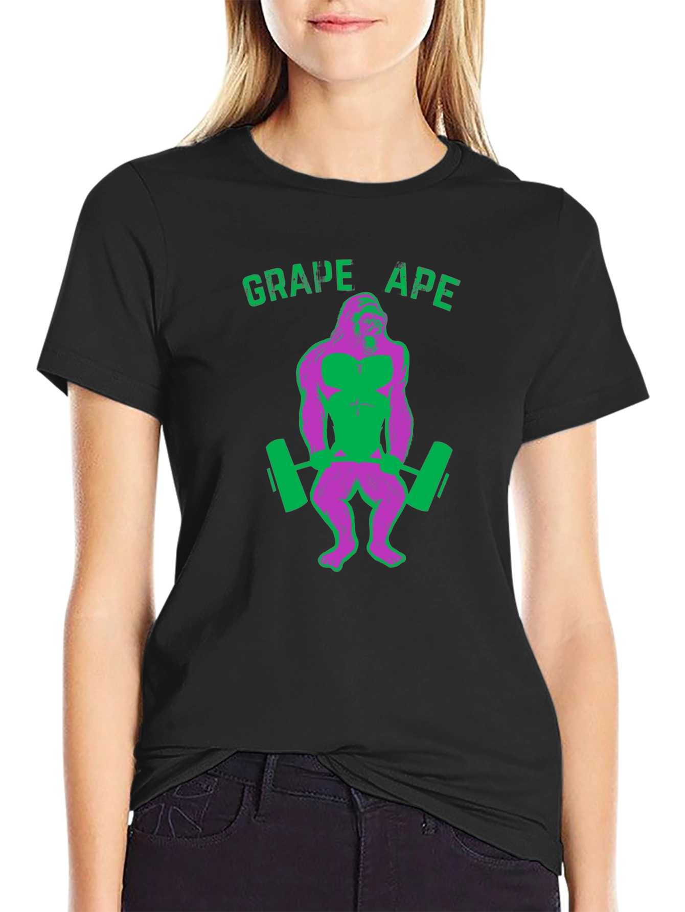Grape Ape Gym T-Shirt - Funny Workout Shirt