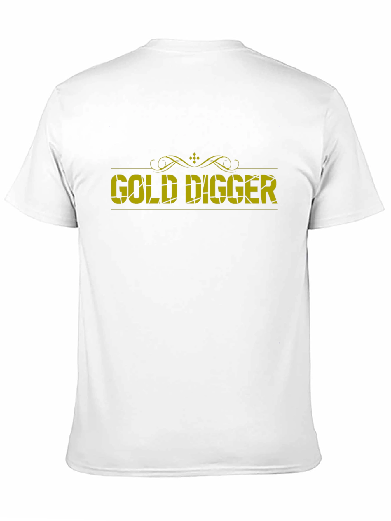 Gold Digger Graphic Black T-Shirt
