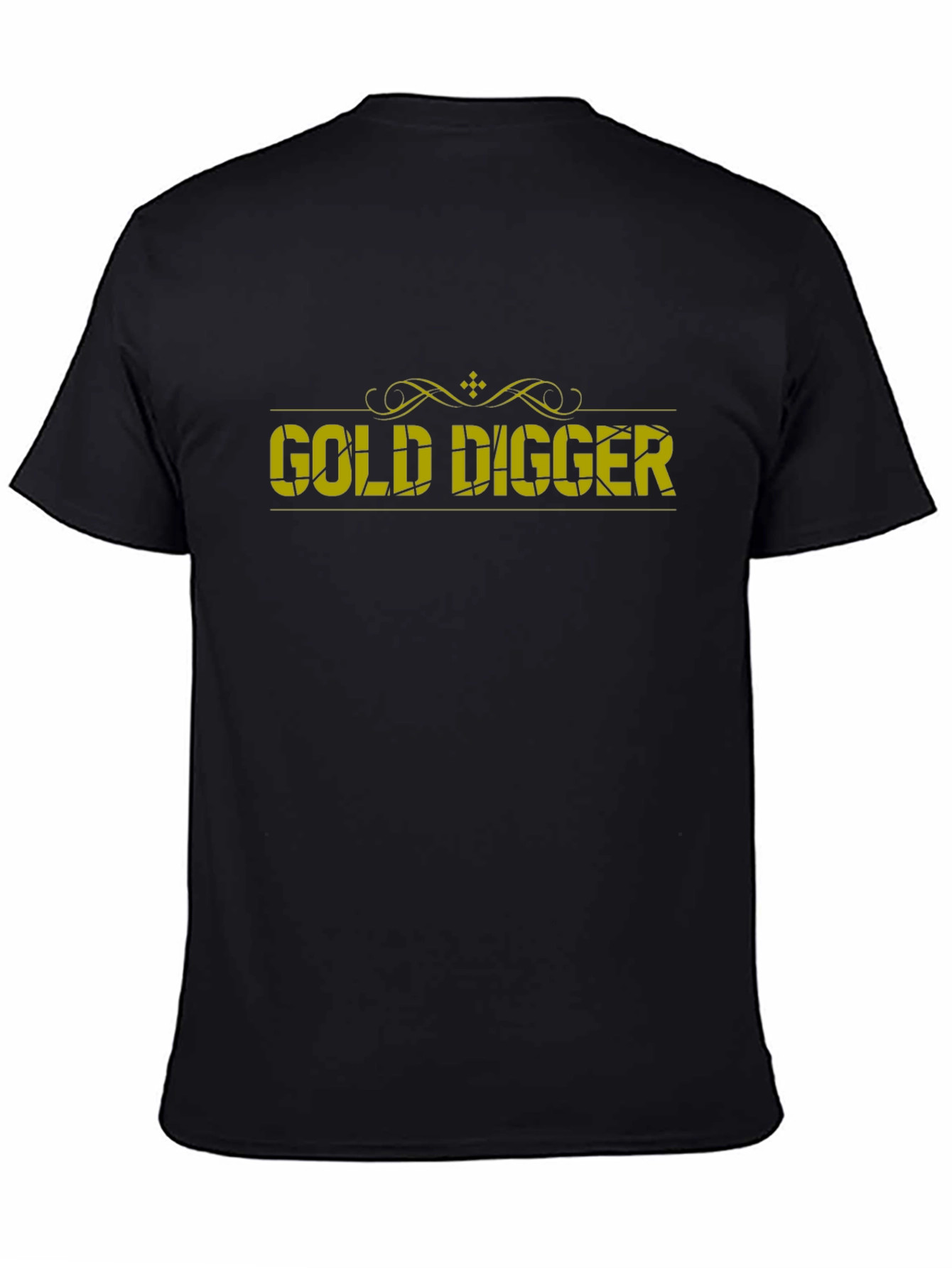 Gold Digger Graphic Black T-Shirt