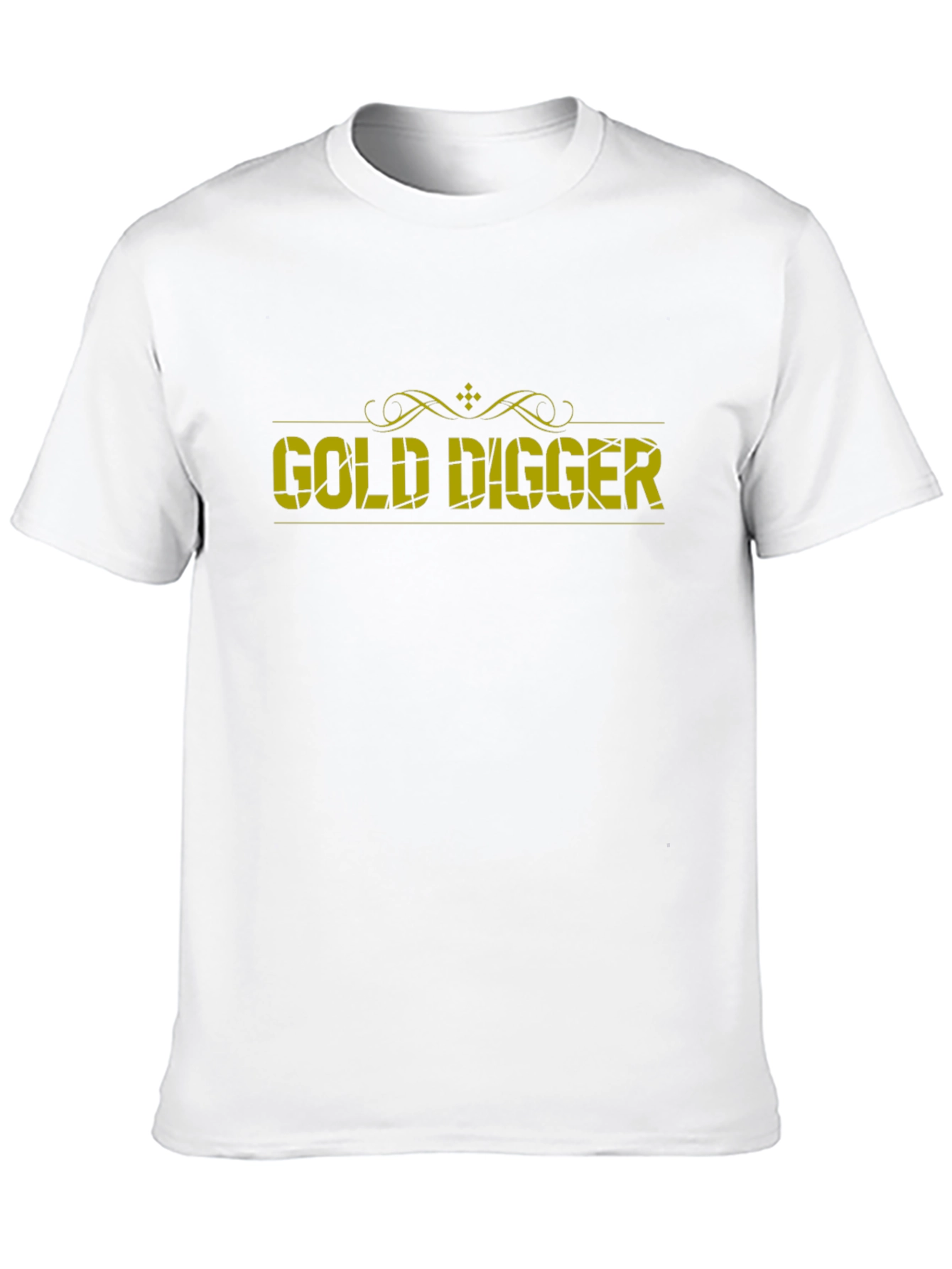 Gold Digger Graphic Black T-Shirt