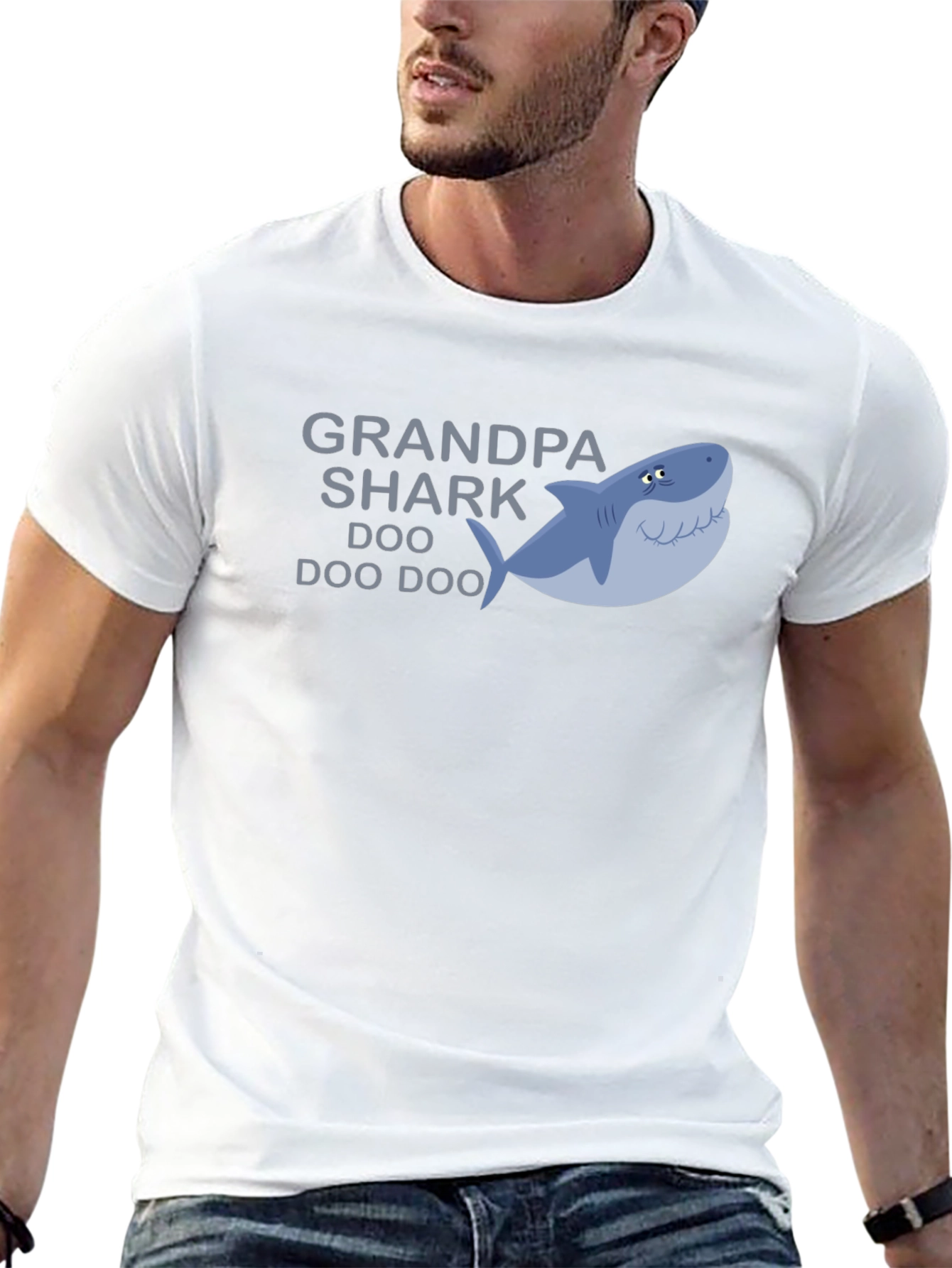 Grandpa Shark T-Shirt - Doo Doo Doo!