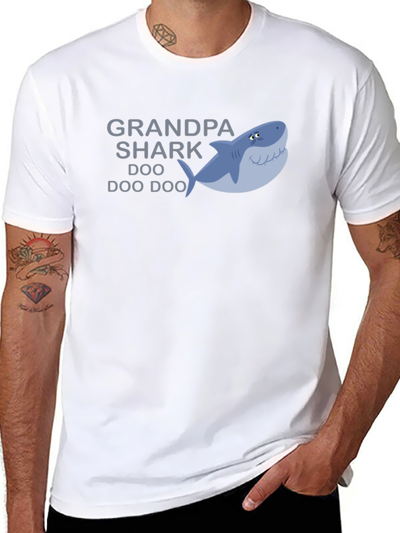 Grandpa Shark T-Shirt - Doo Doo Doo!