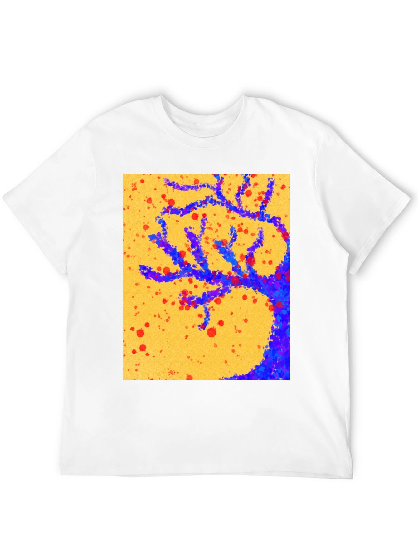 Abstract Tree Graphic T-Shirt - Artistic Expression