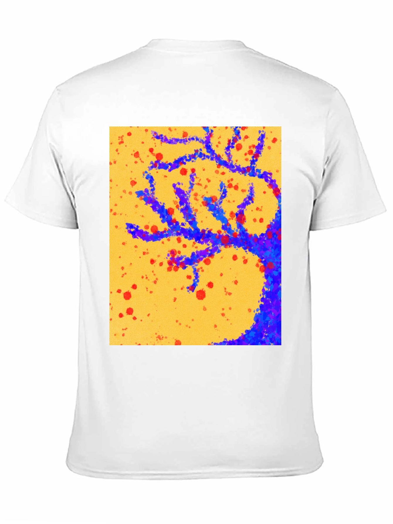 Abstract Tree Graphic T-Shirt - Artistic Expression