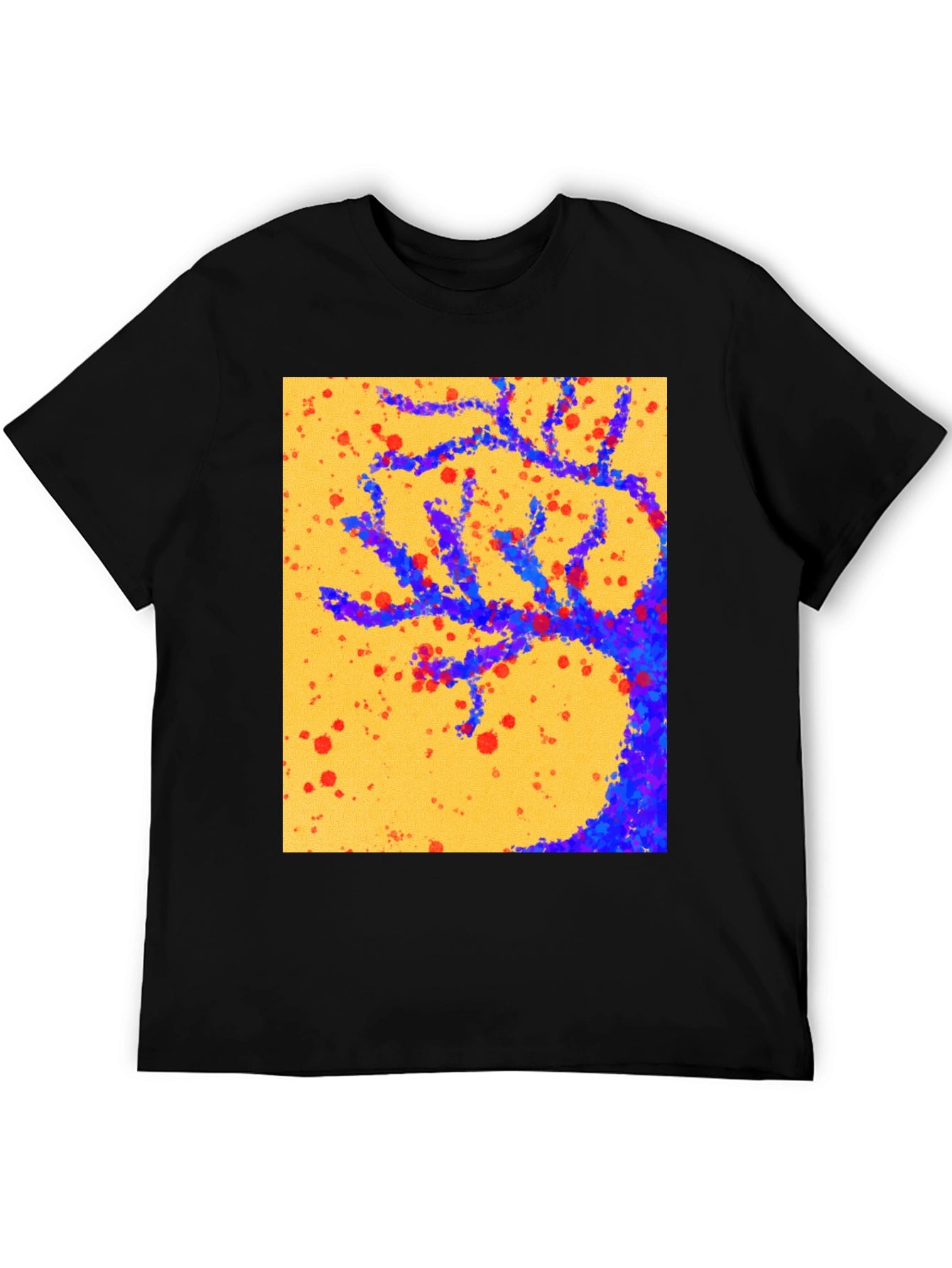 Abstract Tree Graphic T-Shirt - Artistic Expression