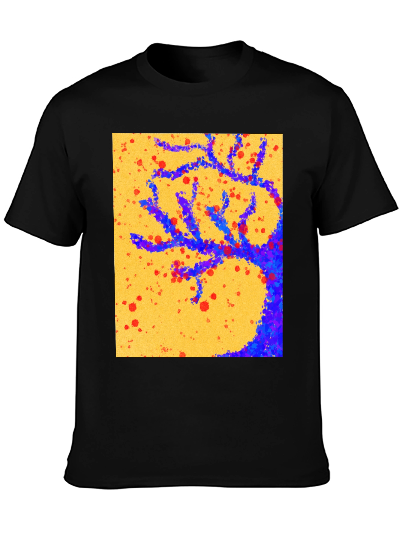 Abstract Tree Graphic T-Shirt - Artistic Expression
