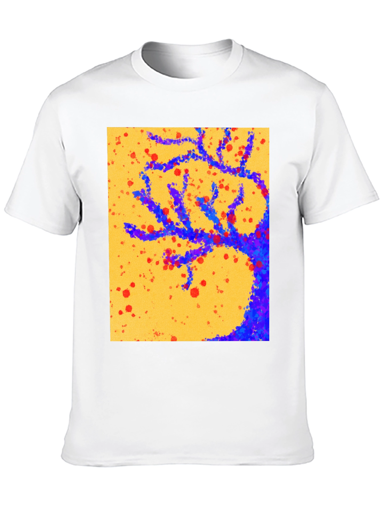 Abstract Tree Graphic T-Shirt - Artistic Expression