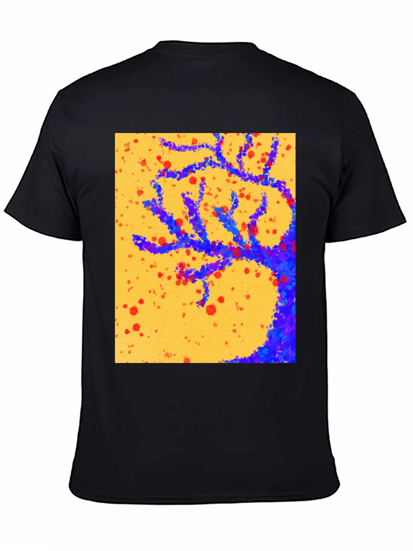 Abstract Tree Graphic T-Shirt - Artistic Expression