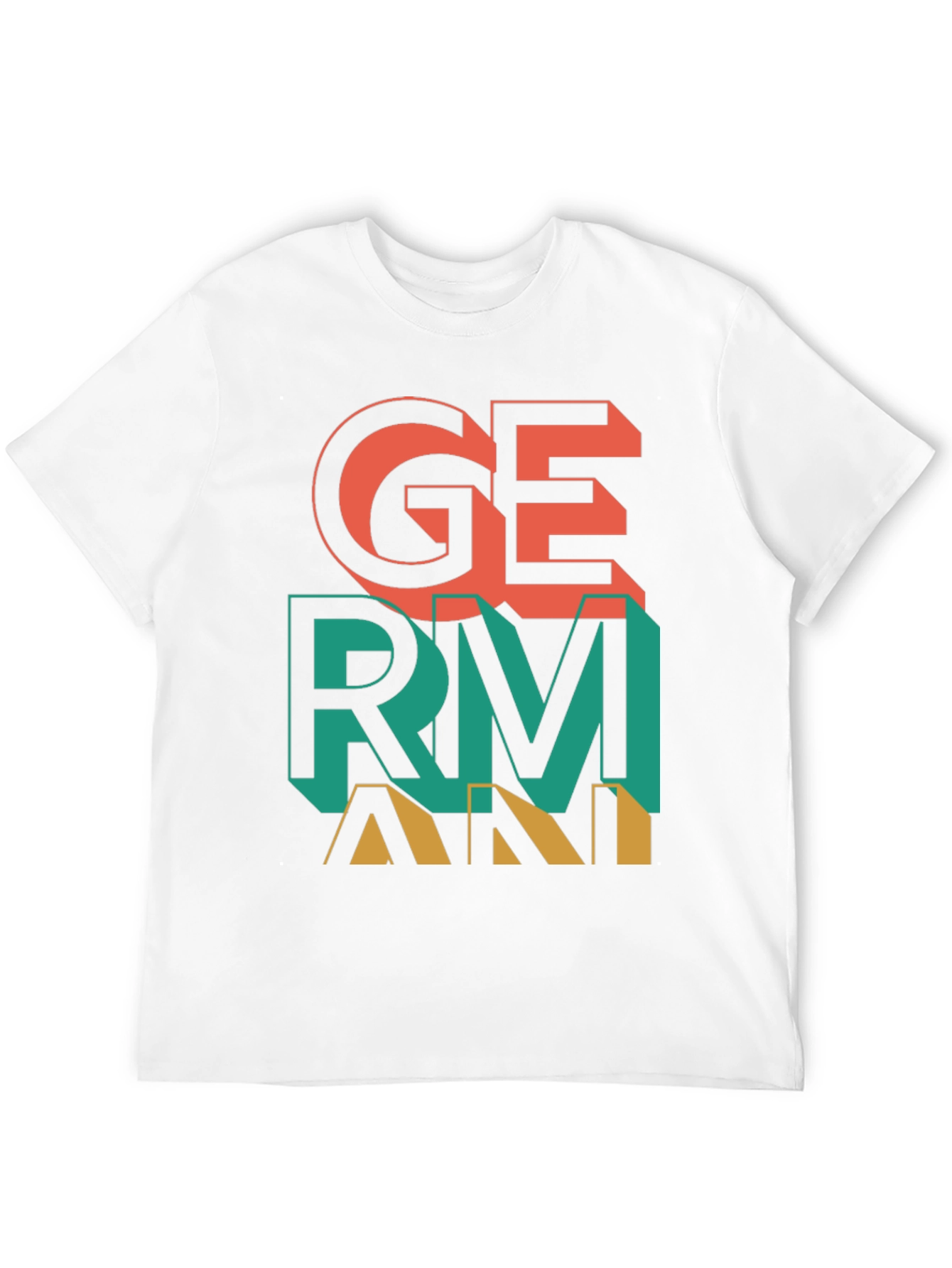 Germany Graphic Print Crew Neck T-Shirt