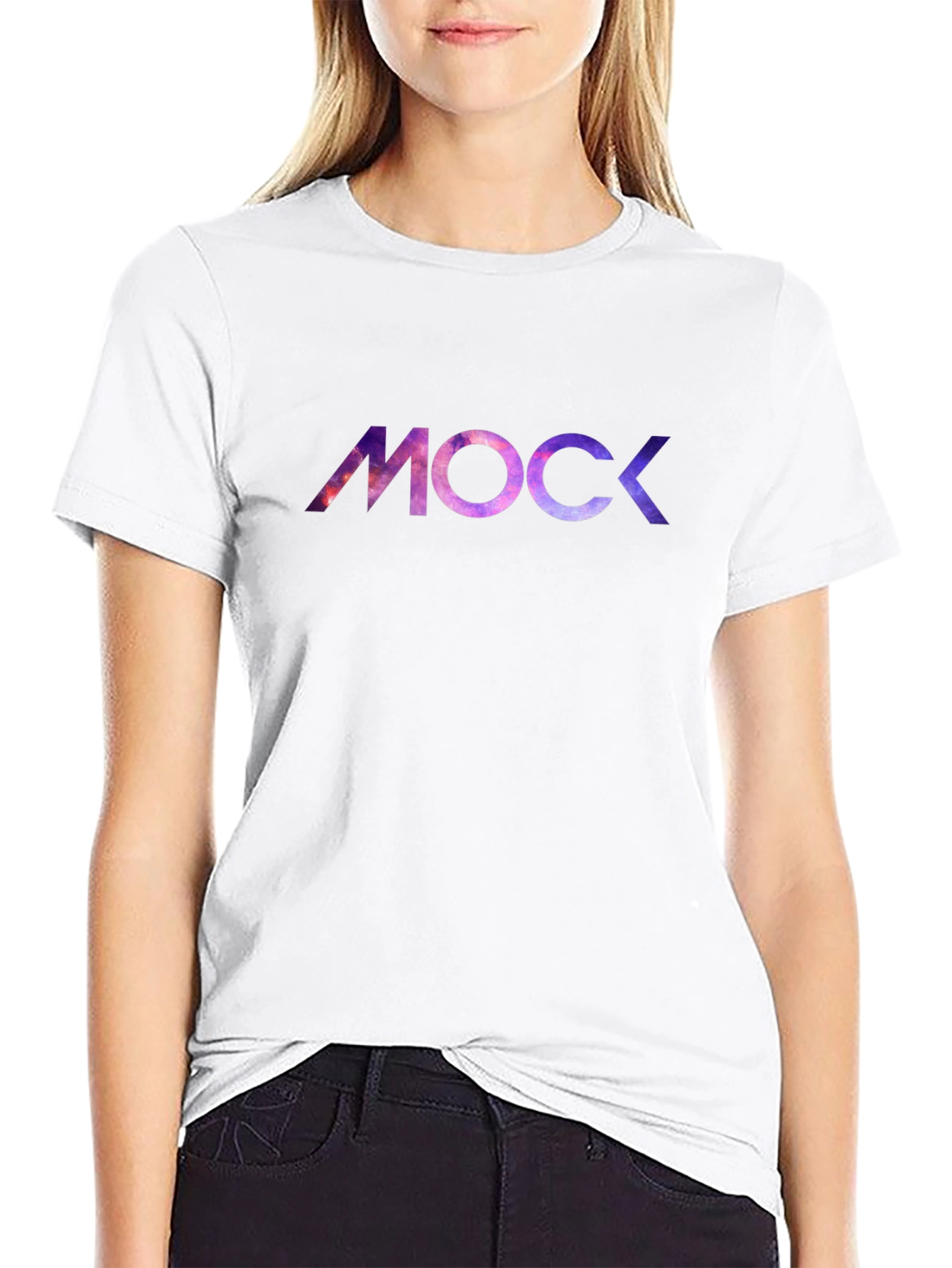 Galaxy Mock T-Shirt - Cosmic Design