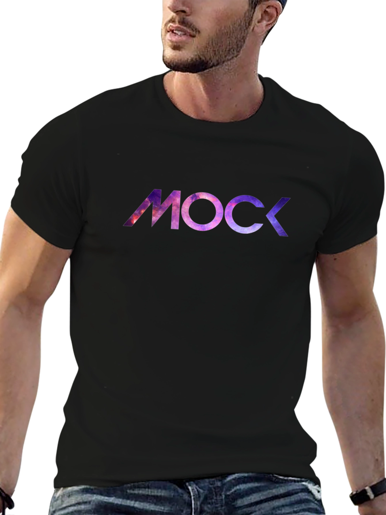 Galaxy Mock T-Shirt - Cosmic Design