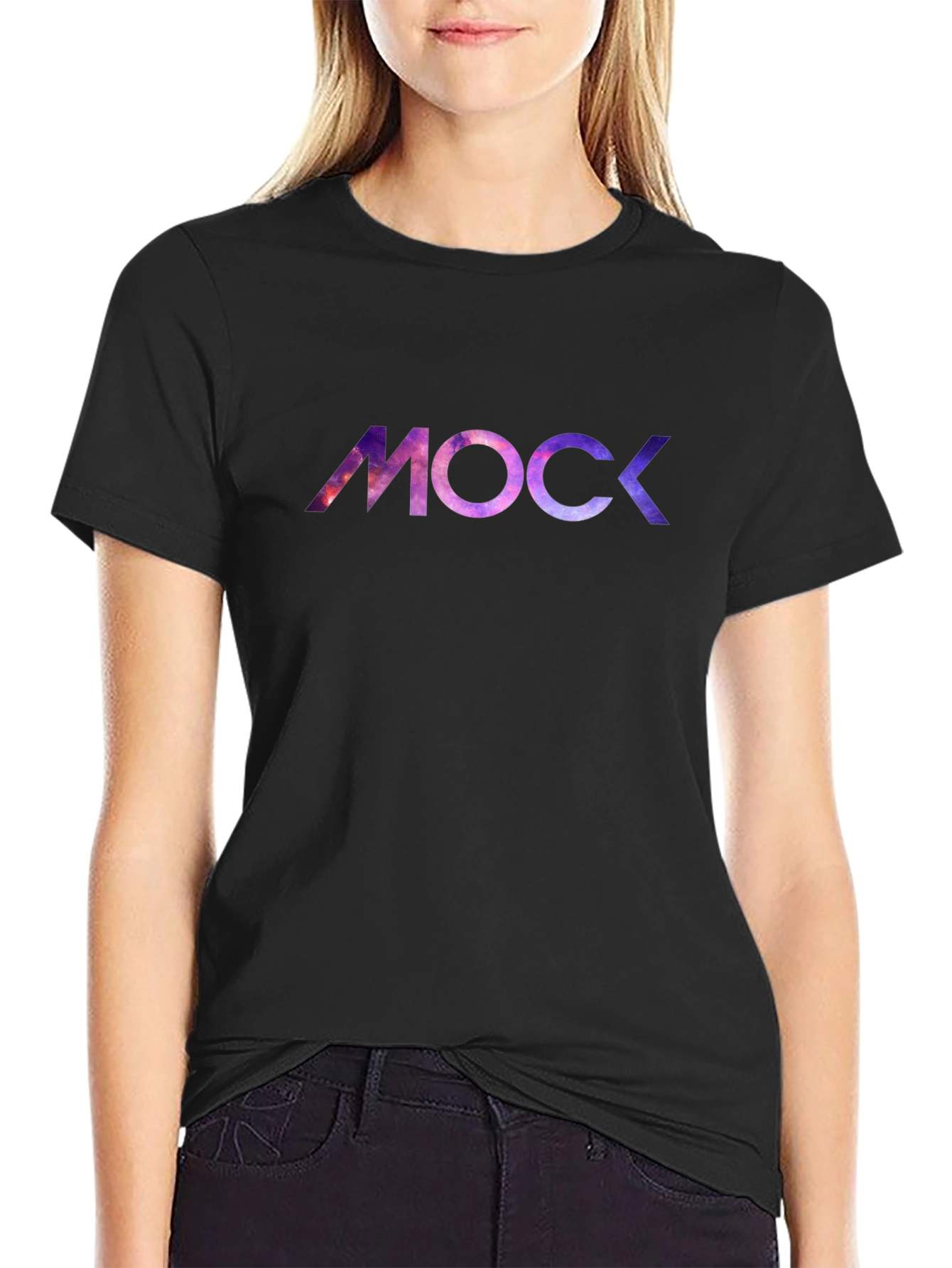 Galaxy Mock T-Shirt - Cosmic Design