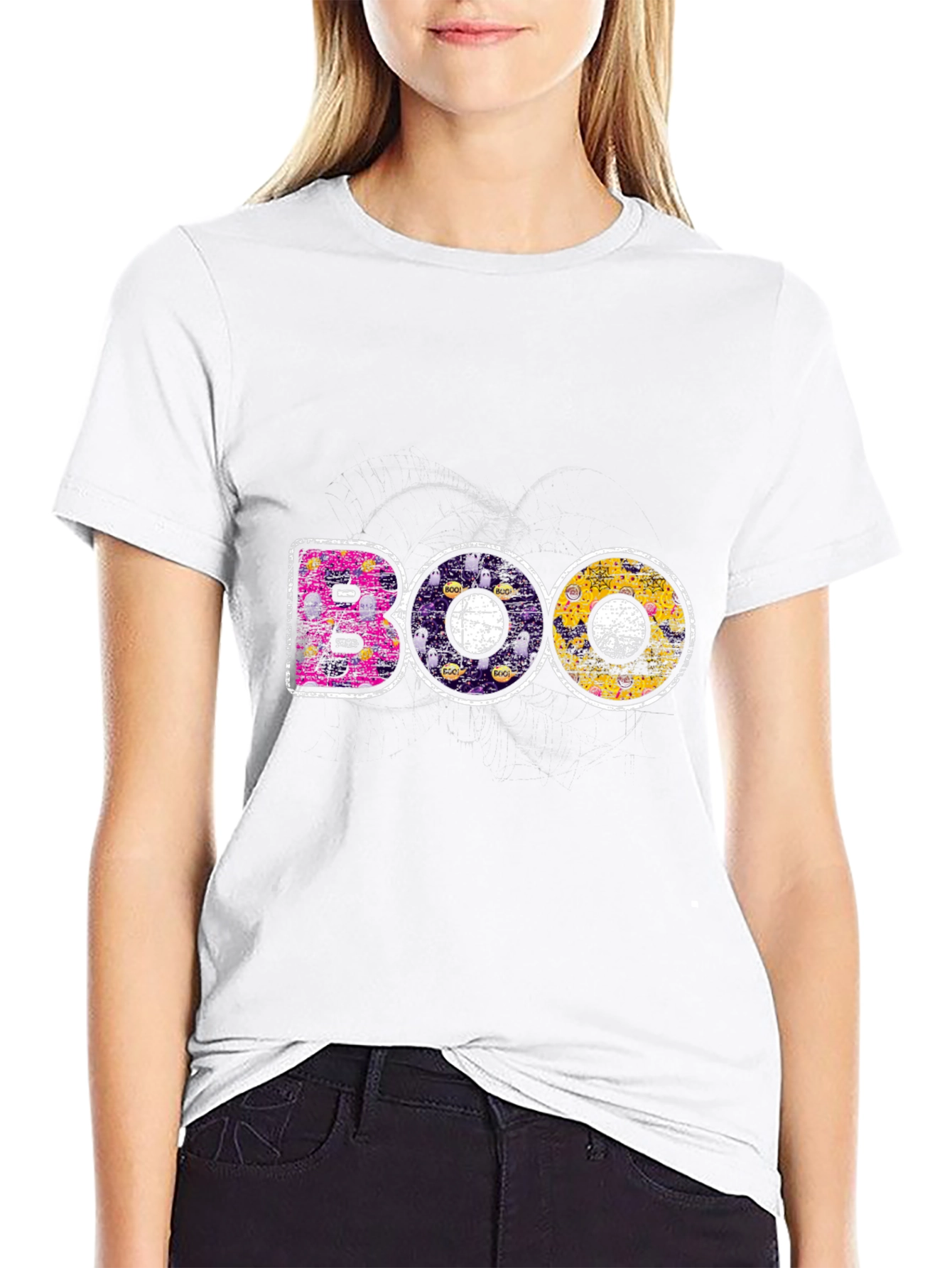 Halloween BOO Graphic T-Shirt
