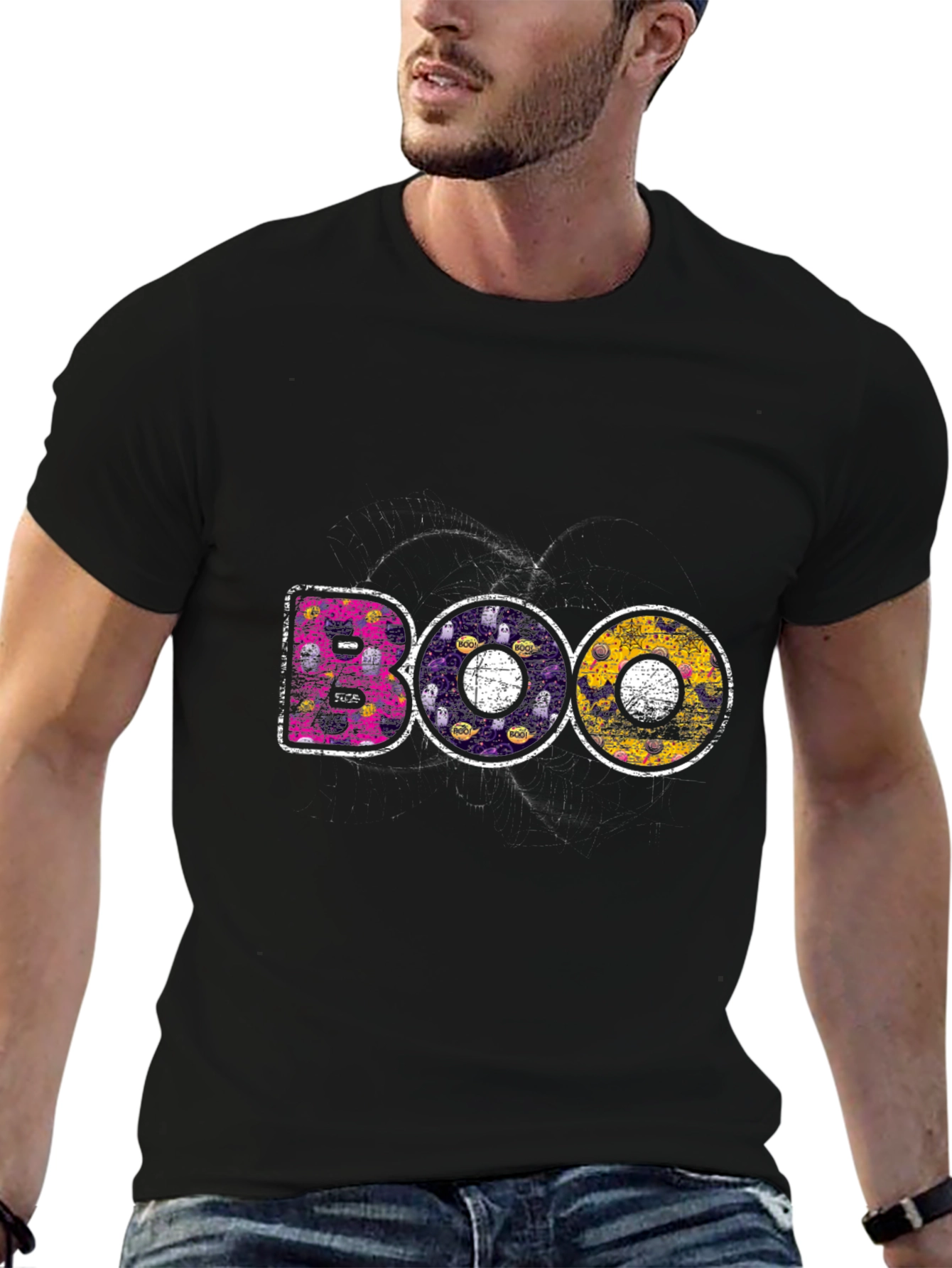 Halloween BOO Graphic T-Shirt