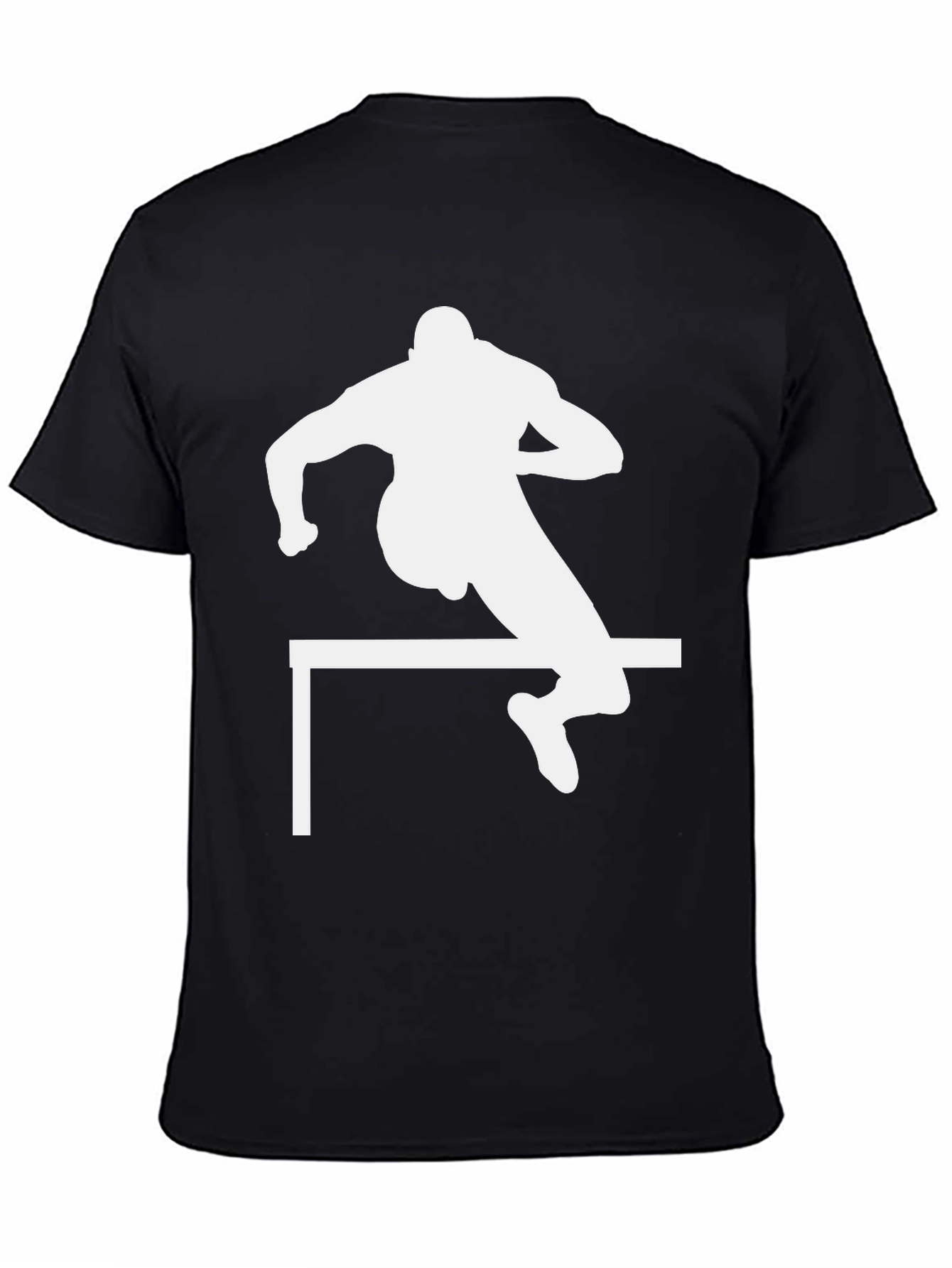 Athlete Hurdle Black T-Shirt