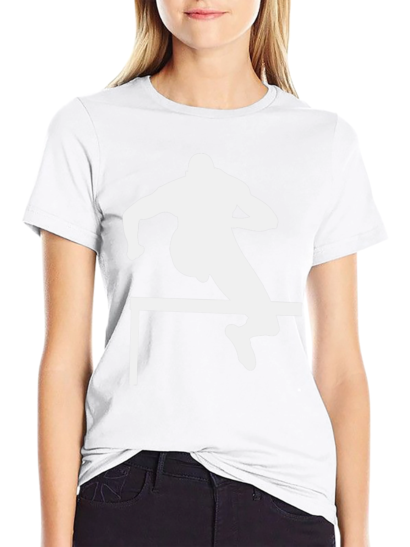 Athlete Hurdle Black T-Shirt