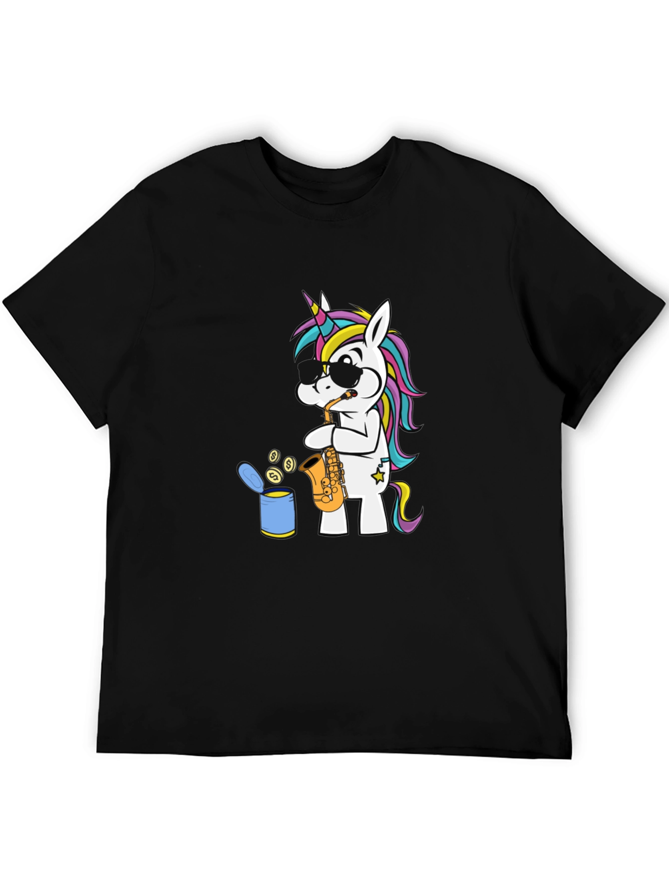 Unicorn Sax Player Graphic Tee