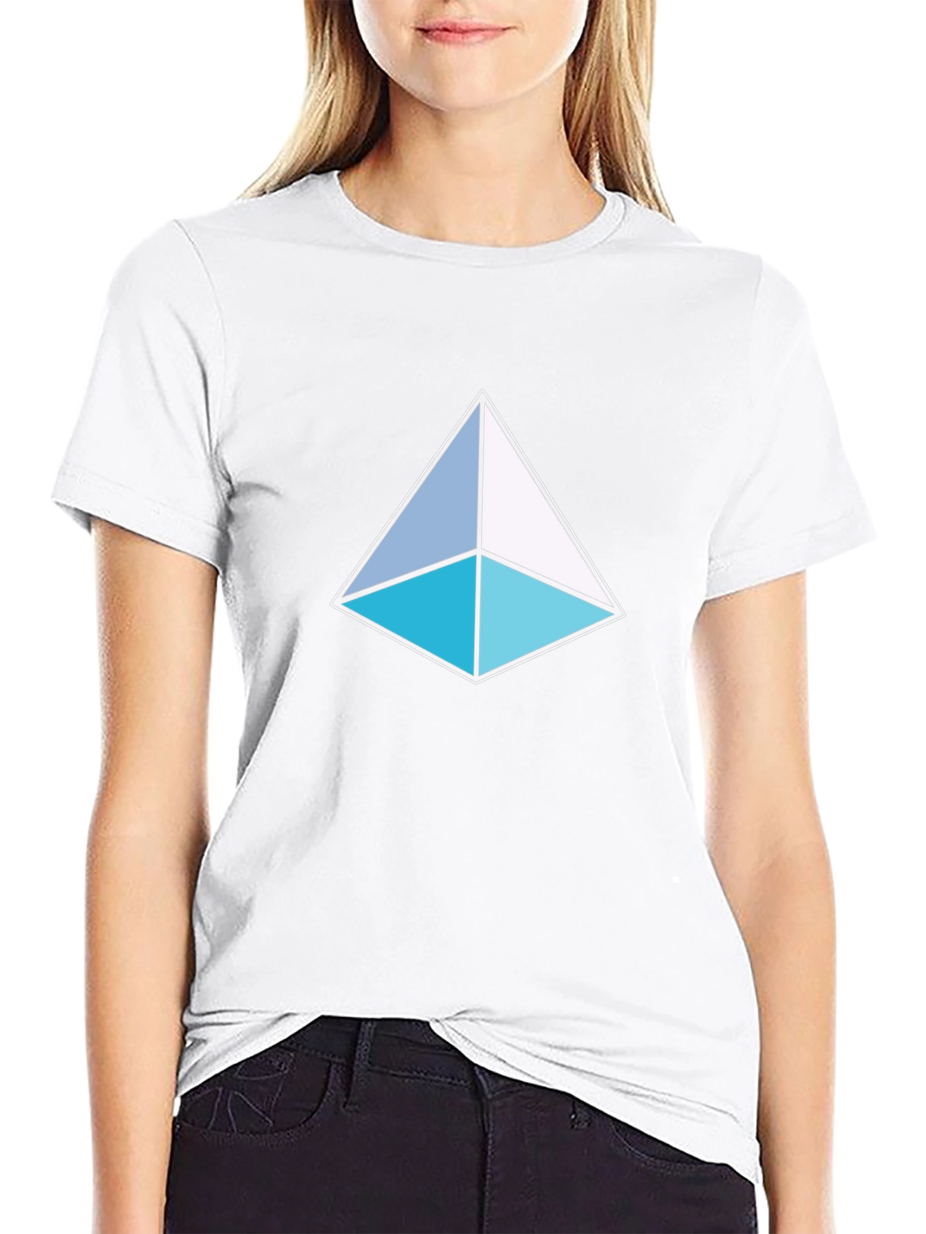 Geometric Triangle T-Shirt - Modern Design