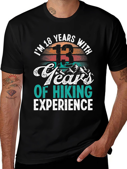 18 Years Old Hiking T-Shirt - Hiker Gift