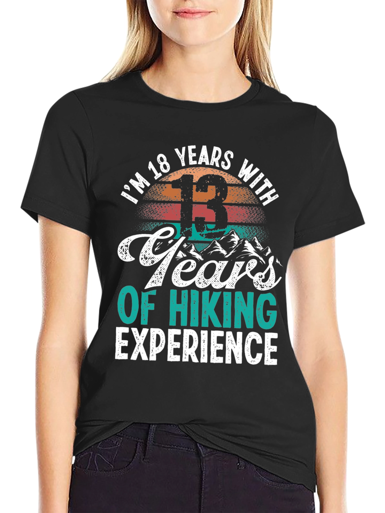 18 Years Old Hiking T-Shirt - Hiker Gift