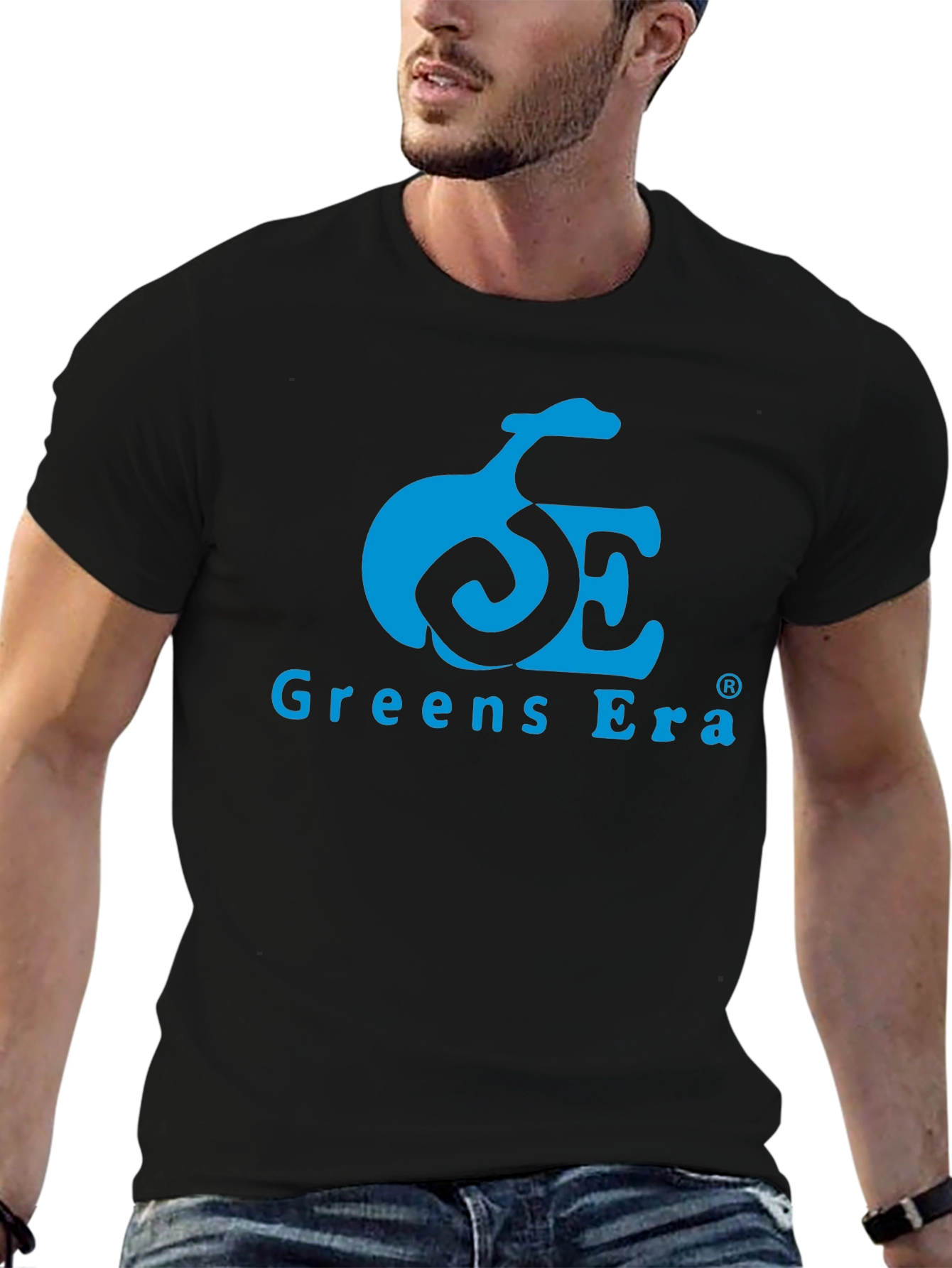 Greens Era Black T-Shirt - Stylish Casual Wear