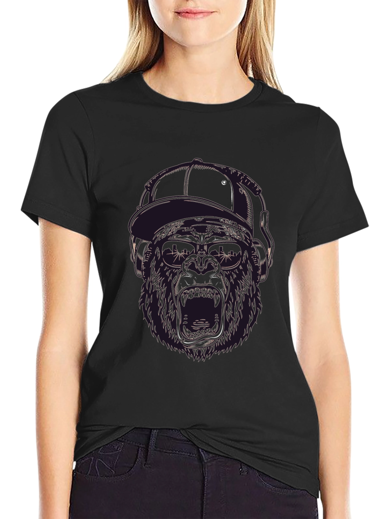 Graphic Gorilla T-Shirt - Urban Style