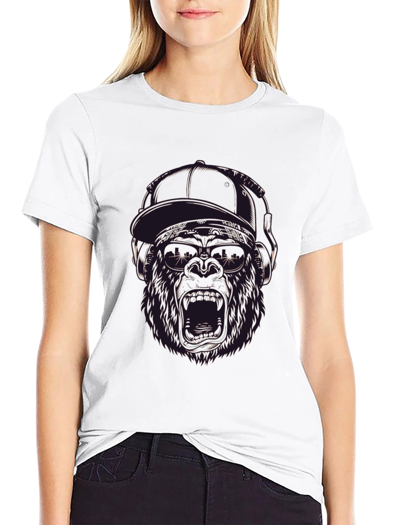 Graphic Gorilla T-Shirt - Urban Style