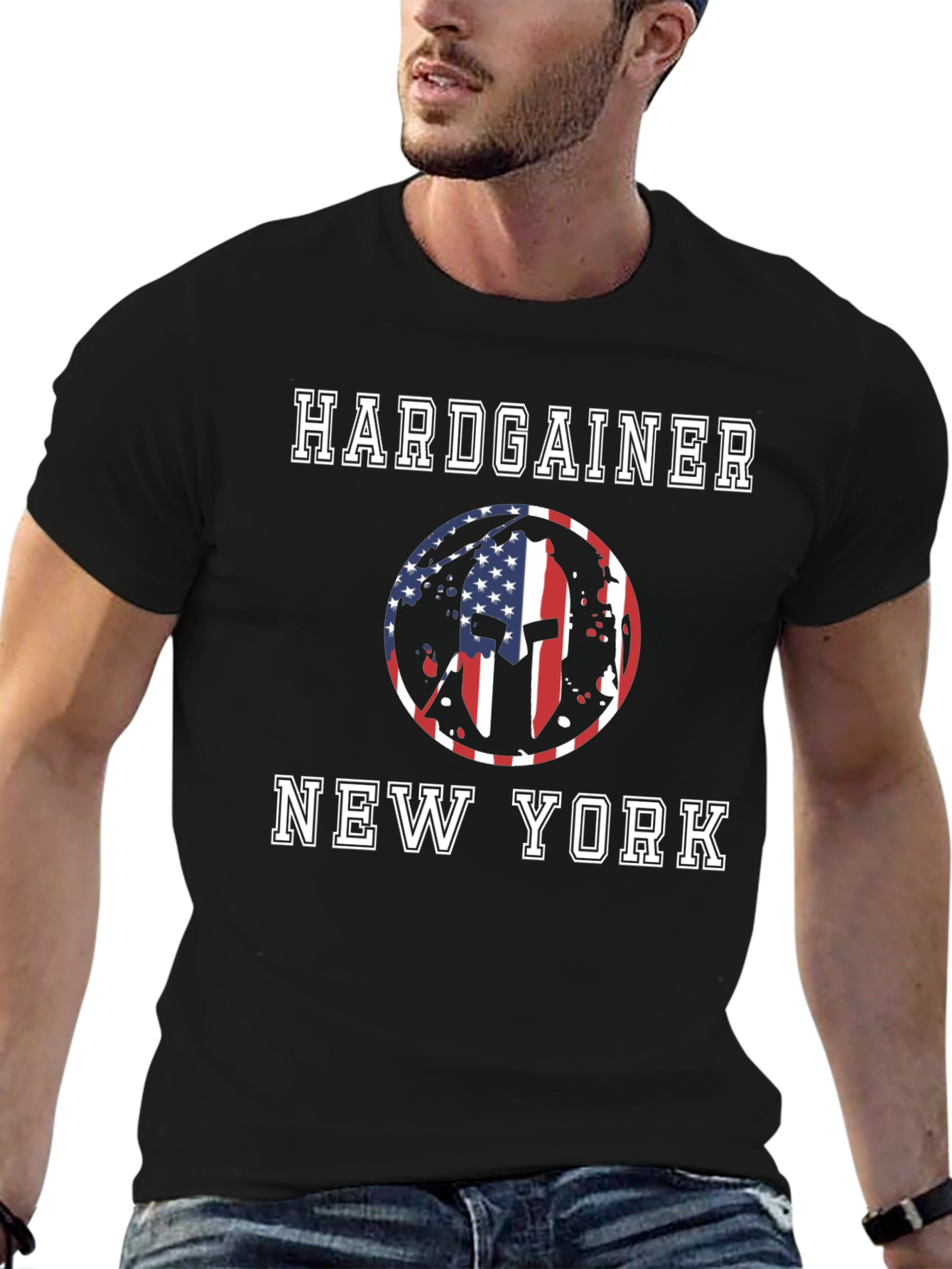 Hardgainer New York Patriotic Spartan T-Shirt