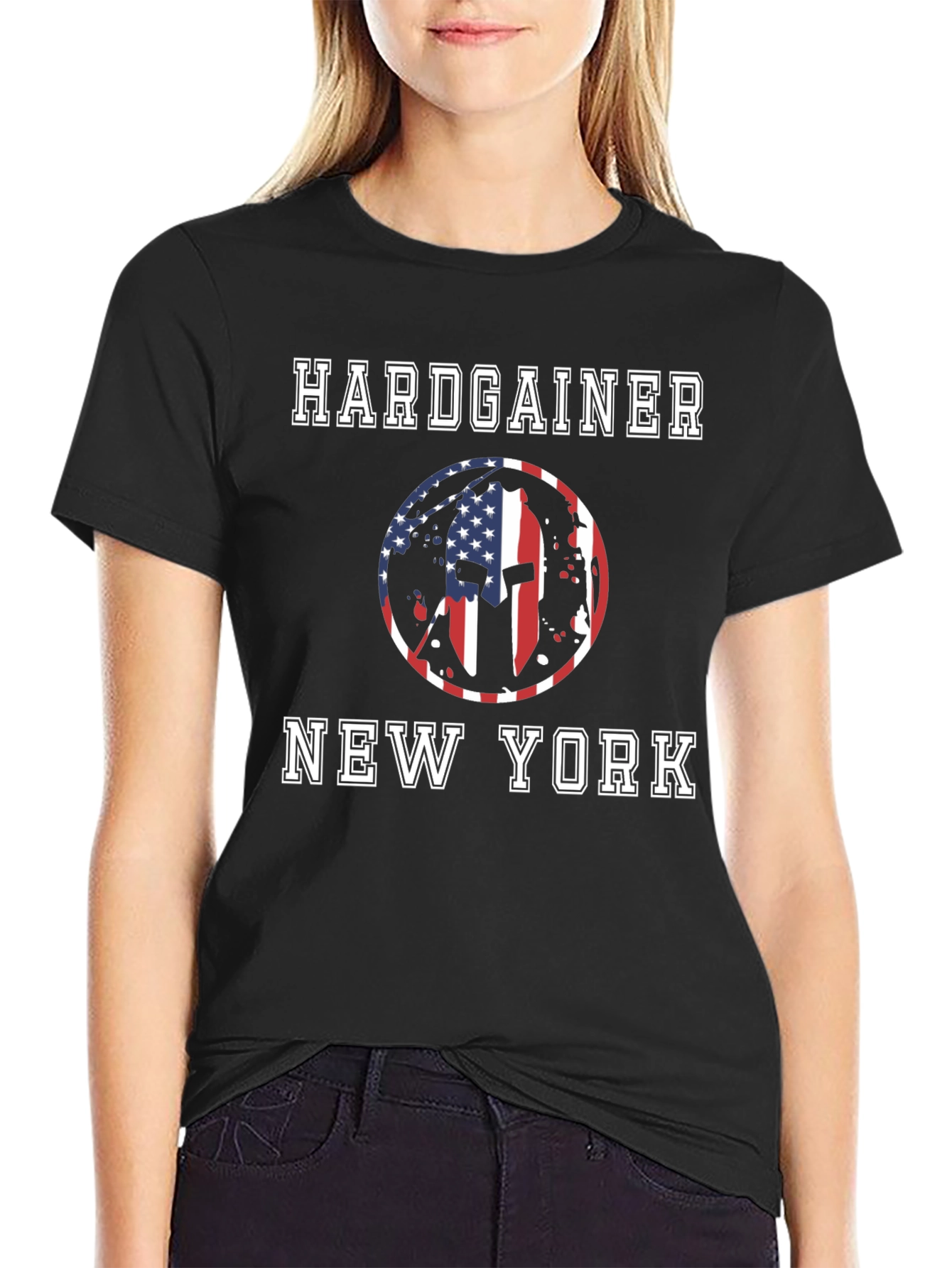 Hardgainer New York Patriotic Spartan T-Shirt