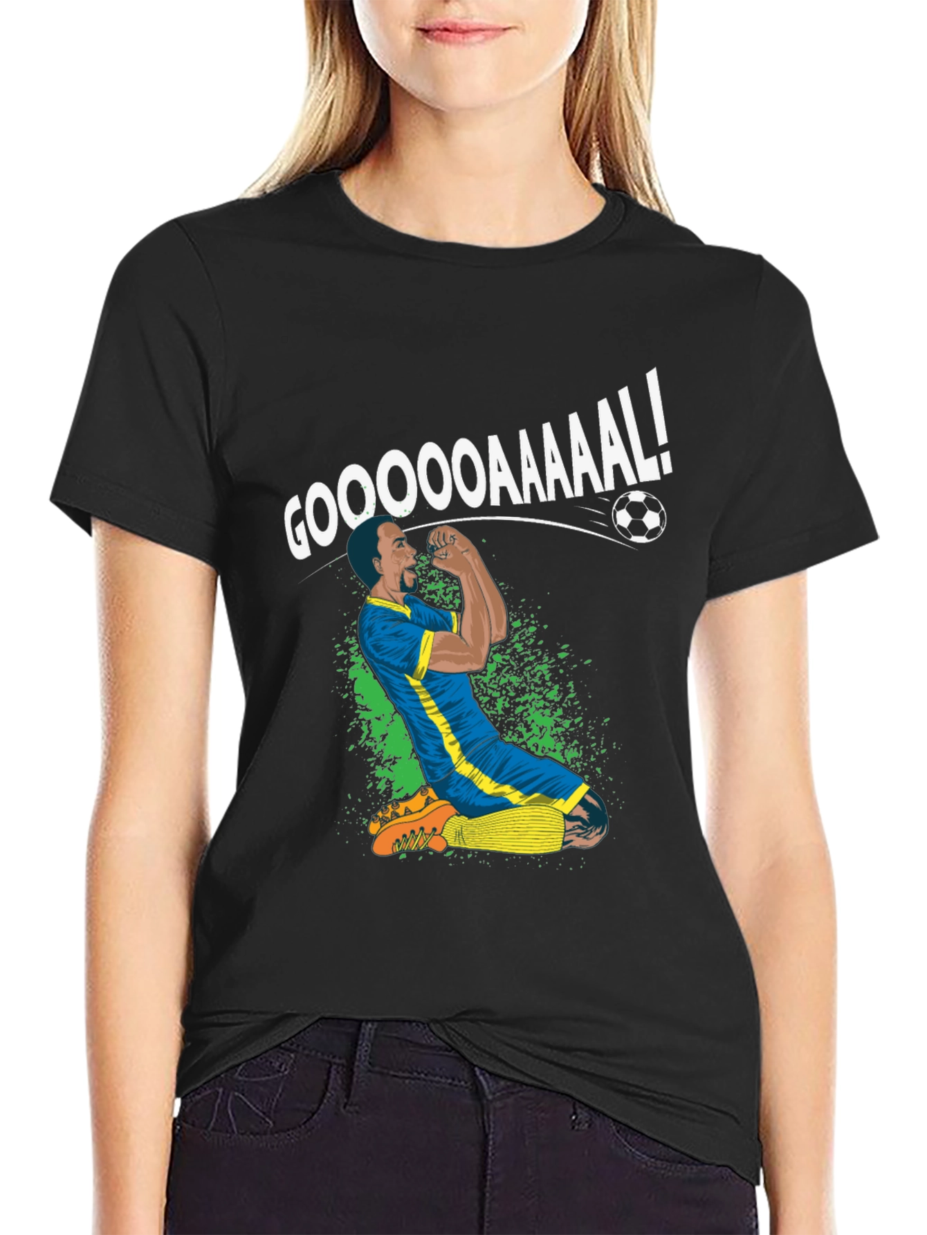 GOOOOAAL! Soccer Celebration Graphic Tee