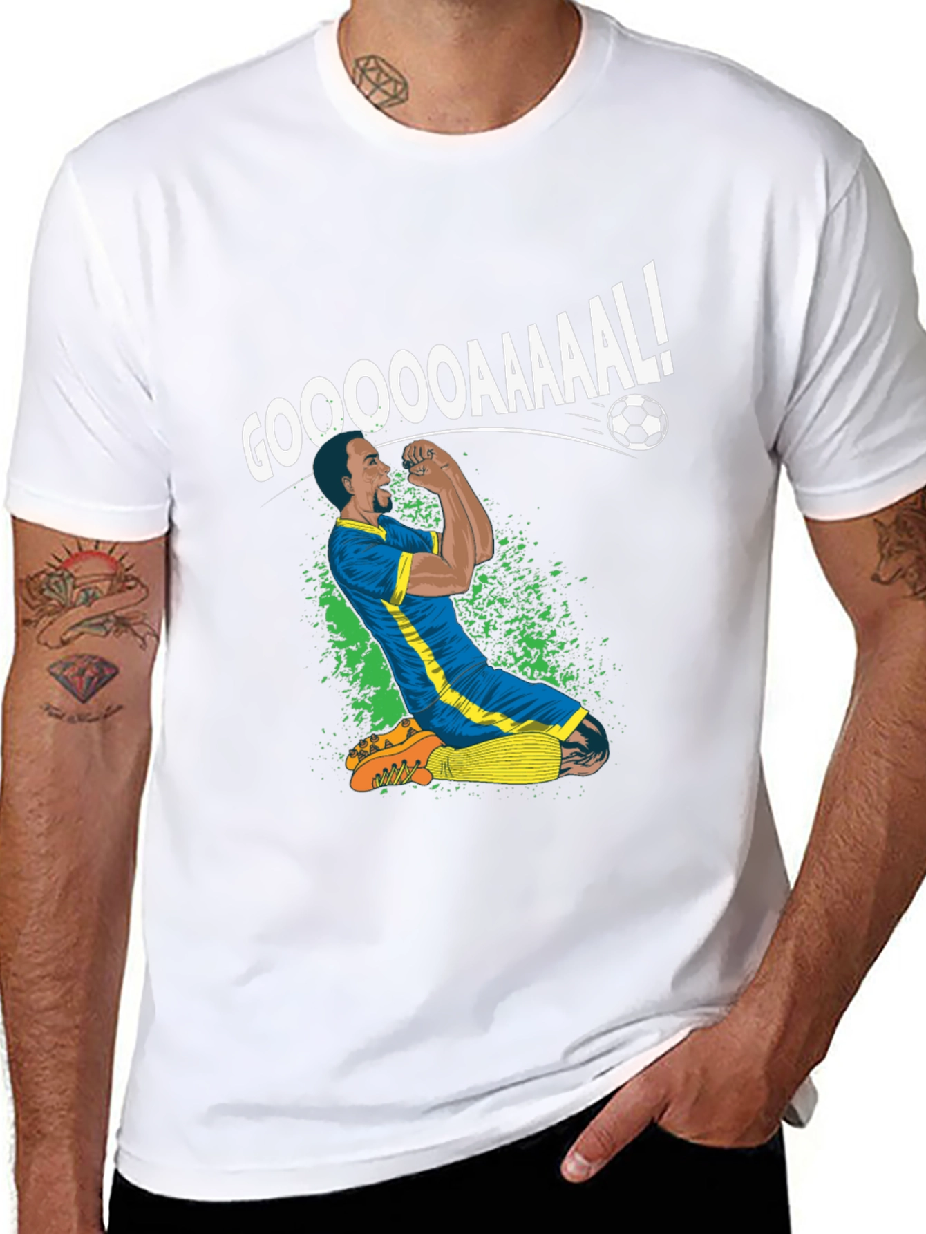 GOOOOAAL! Soccer Celebration Graphic Tee