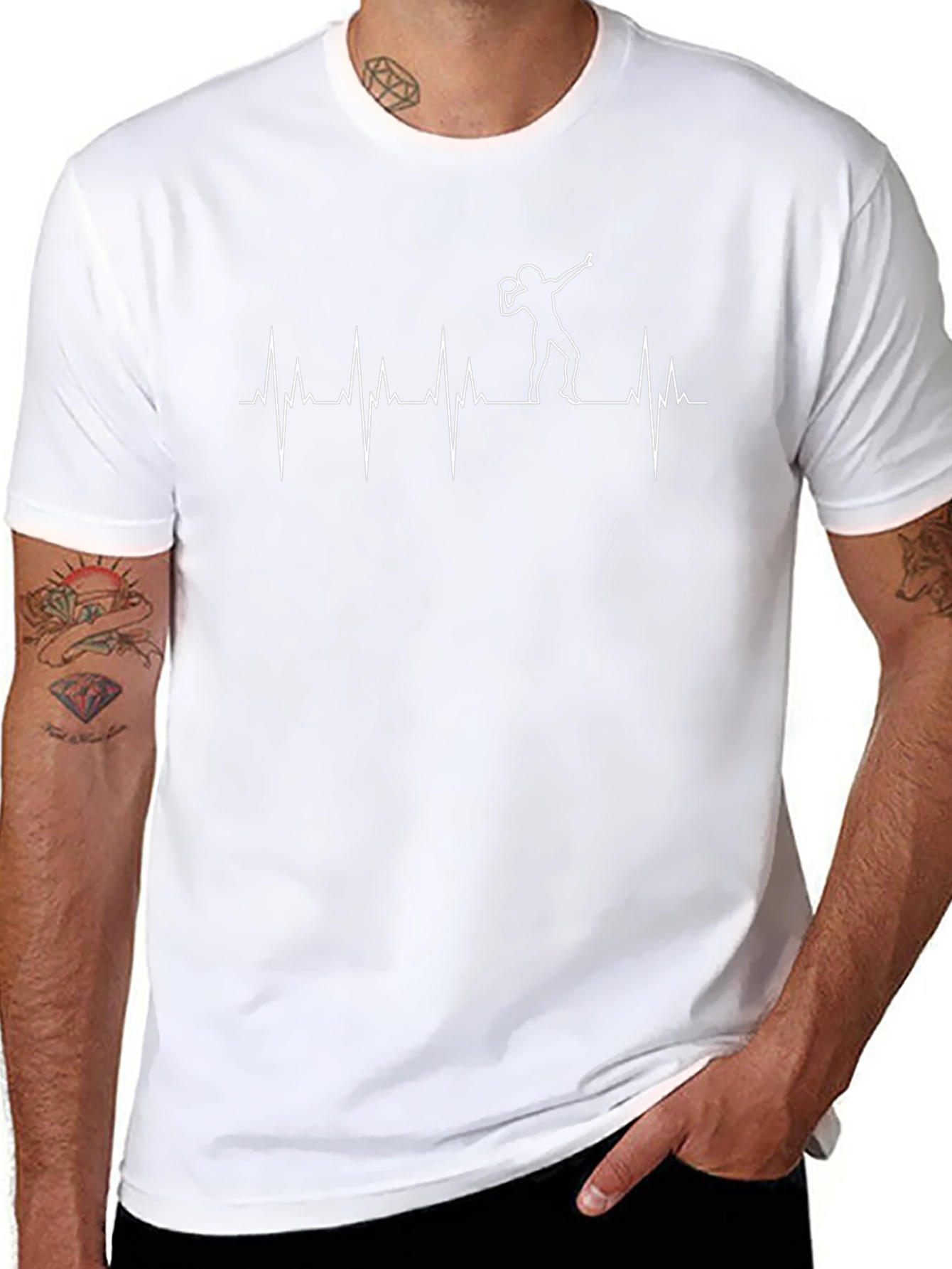 Heartbeat Shot Put Thrower T-Shirt