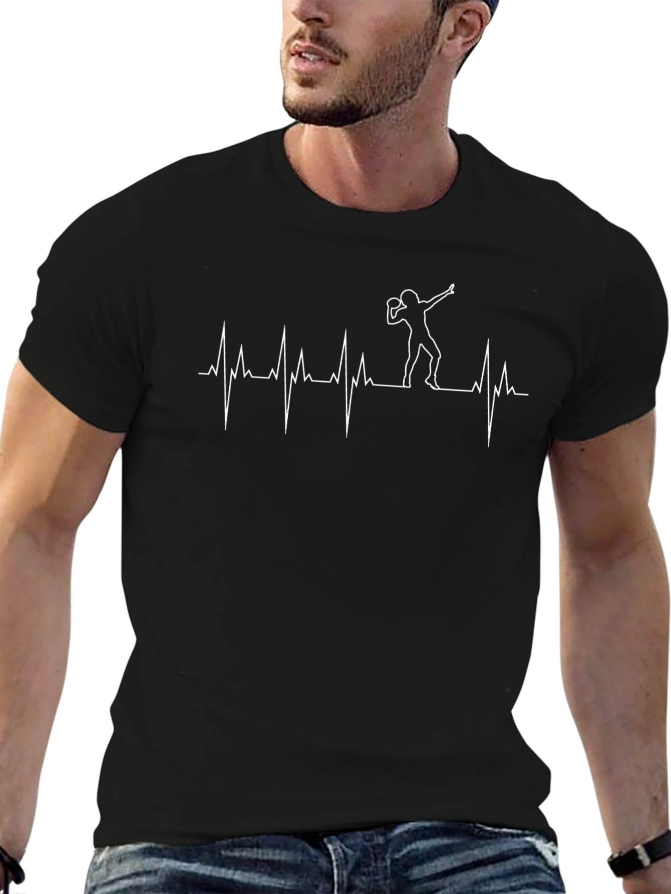 Heartbeat Shot Put Thrower T-Shirt