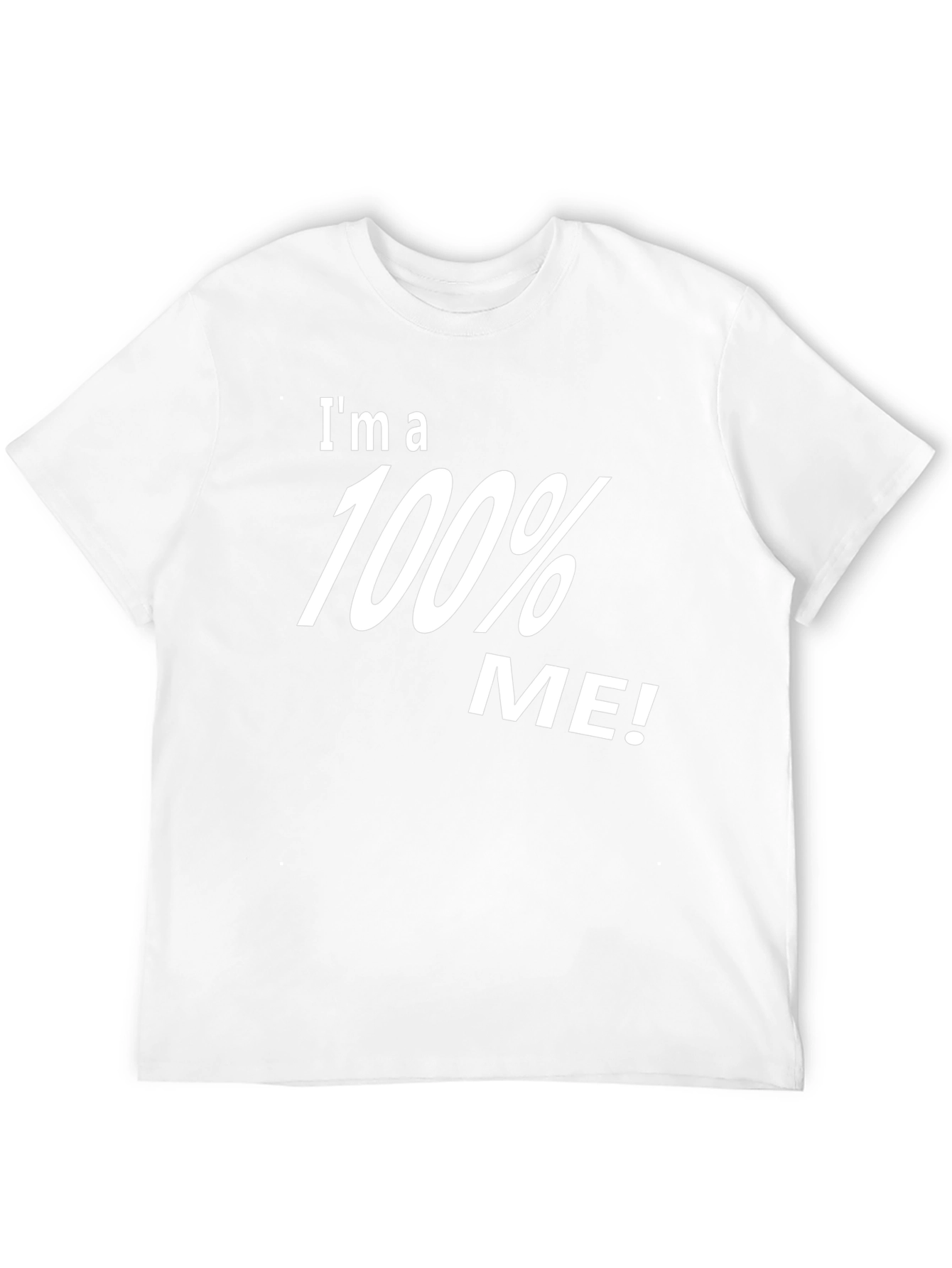 100% Me! Graphic Black T-Shirt - Unisex