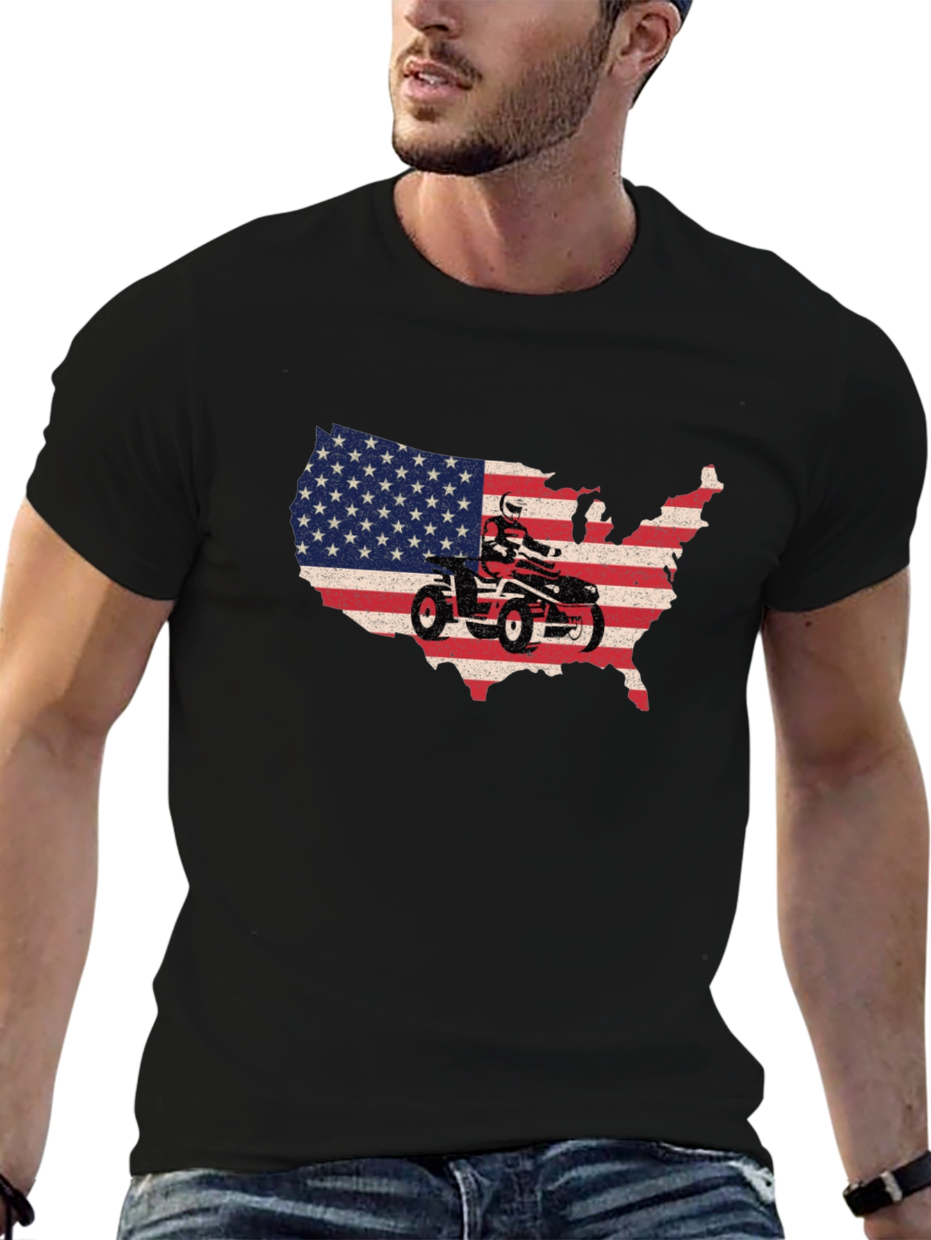 ATV USA Flag T-Shirt