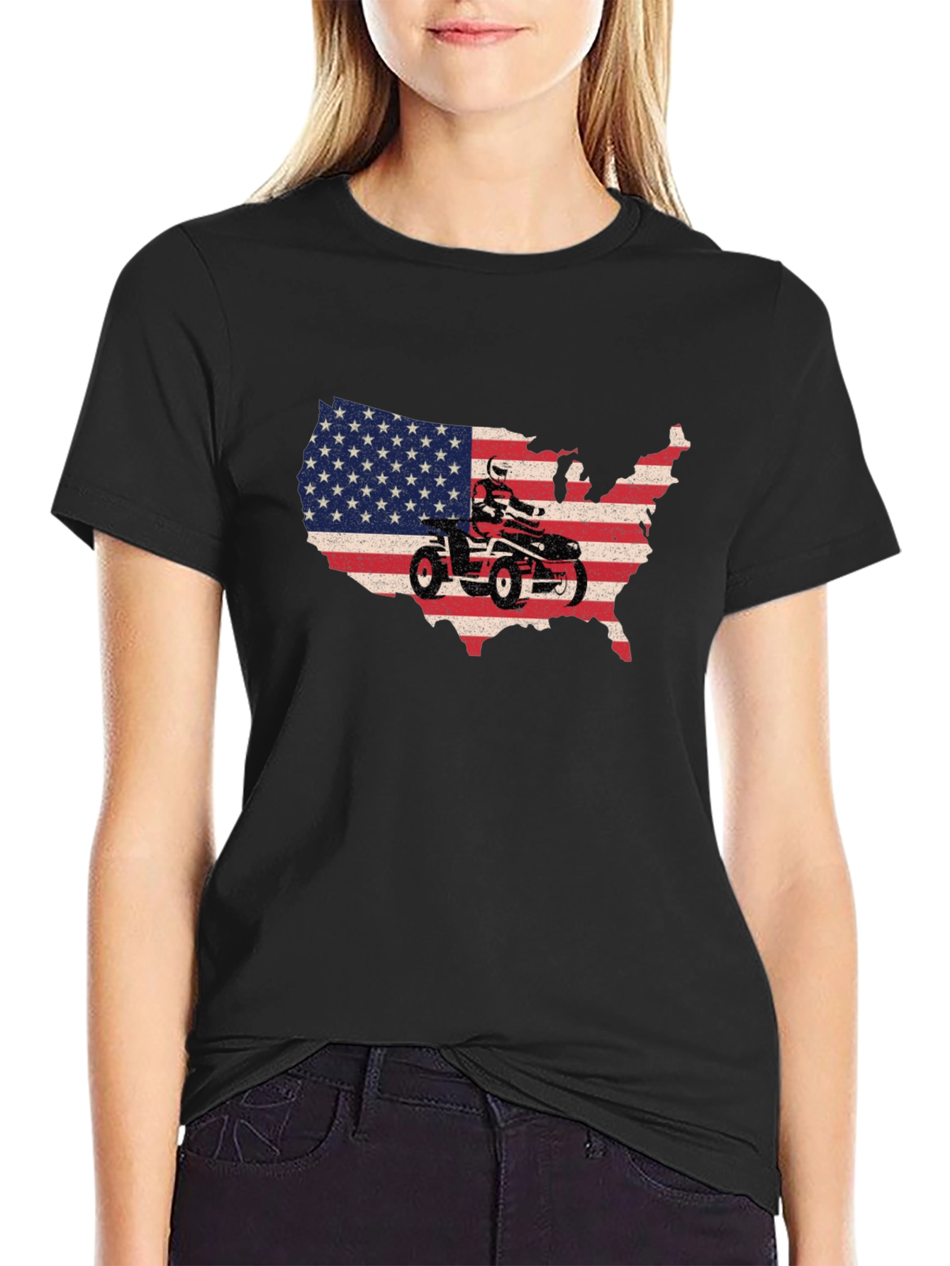 ATV USA Flag T-Shirt