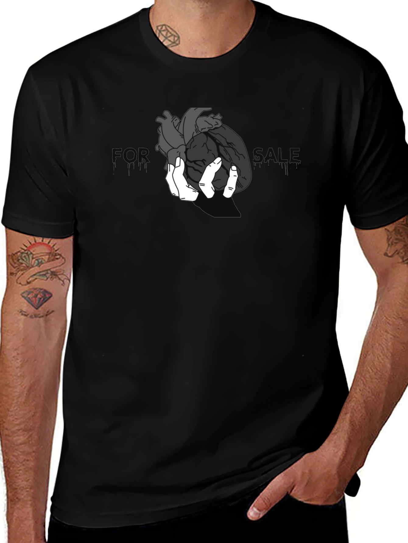 Anatomical Heart Graphic T-Shirt